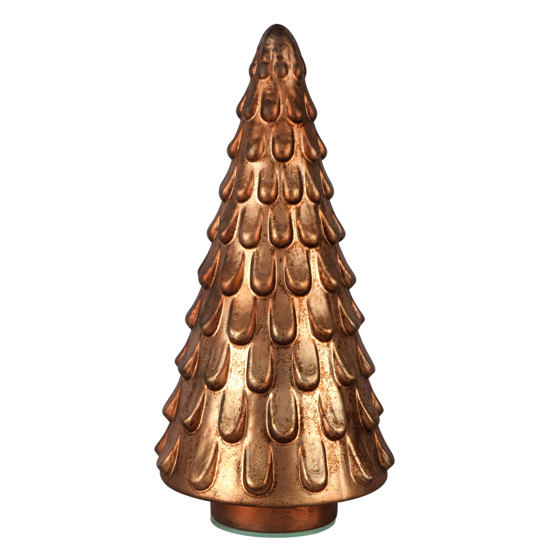 10.5&#x22; Gold Glass Tree Decoration by Ashland&#xAE;