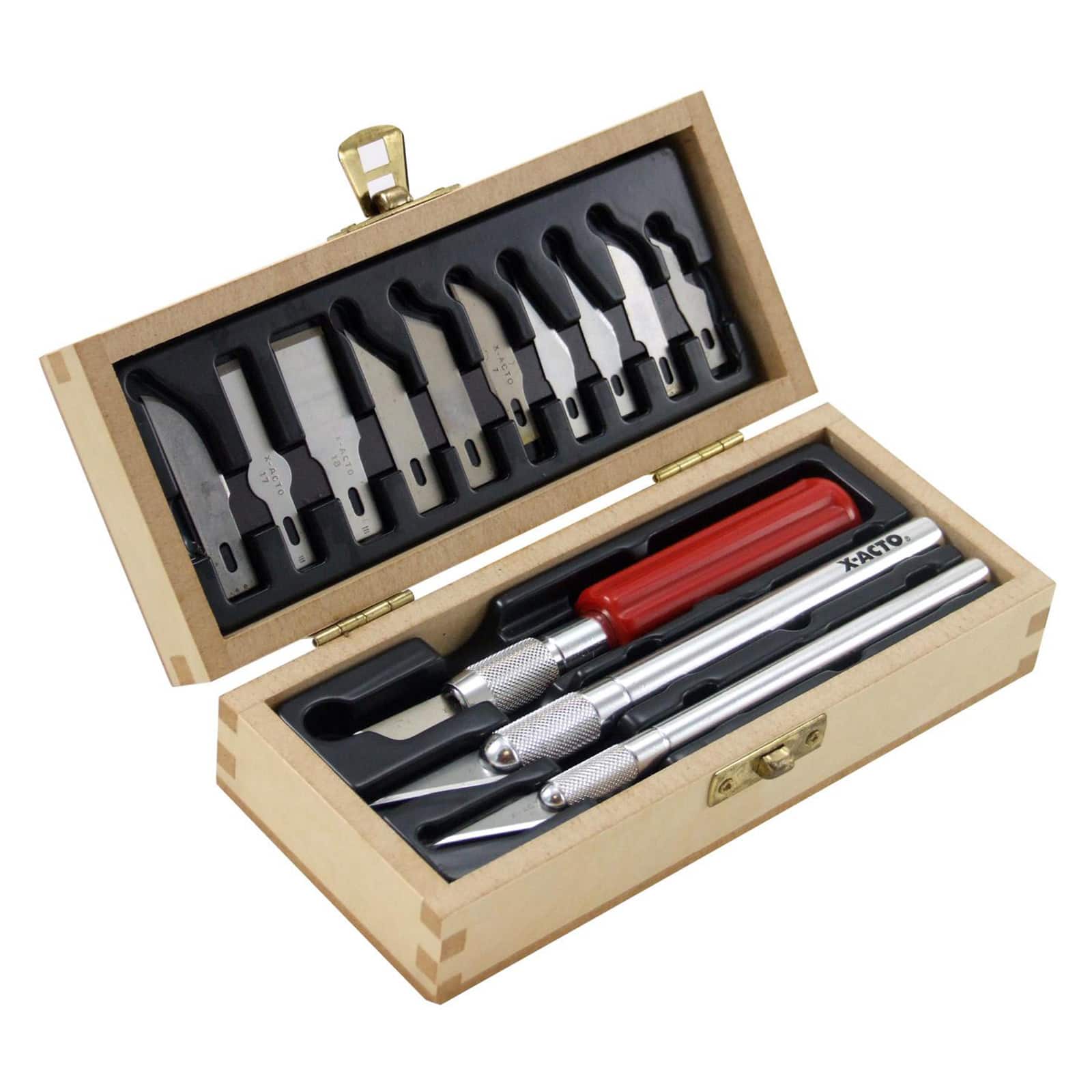 X-acto Knife Set Tray, with optional pegboard mounts by Blackcrow, Download free STL model