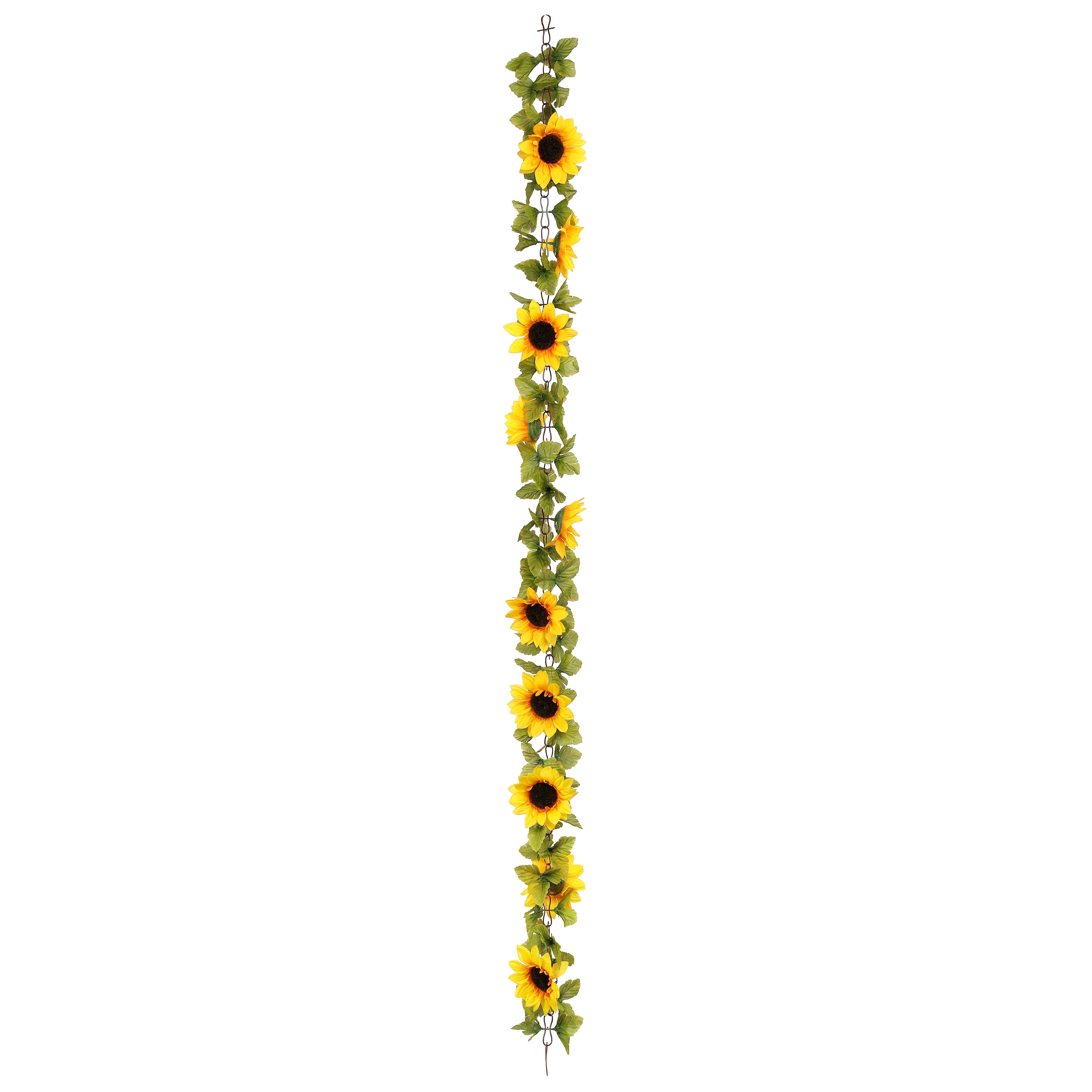 6ft. Yellow Sunflower Chain Garland by Ashland®