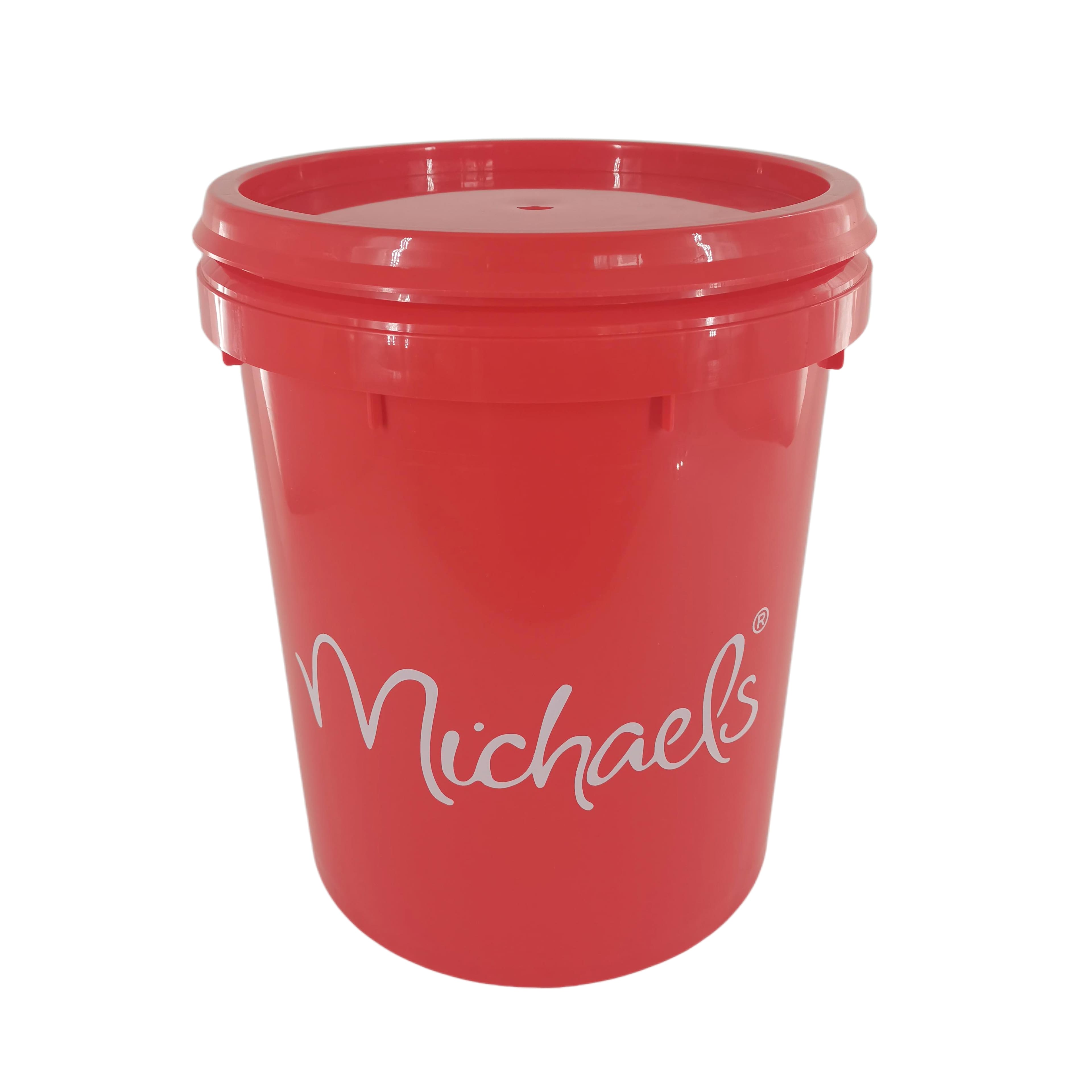 5gal. Red Craft Bucket with Lid by Craft Smart®
