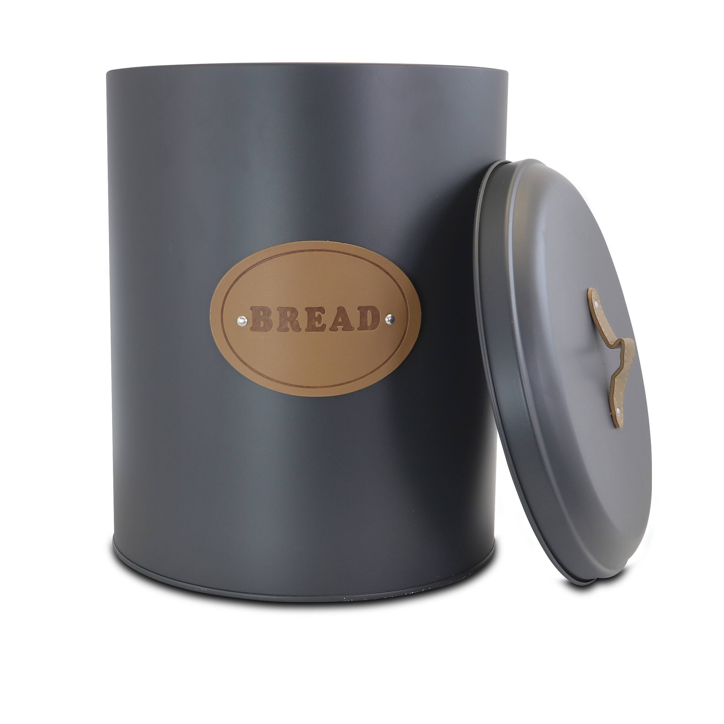 MegaChef Kitchen Food Storage &#x26; Organization Gray 5-Piece Canister Set