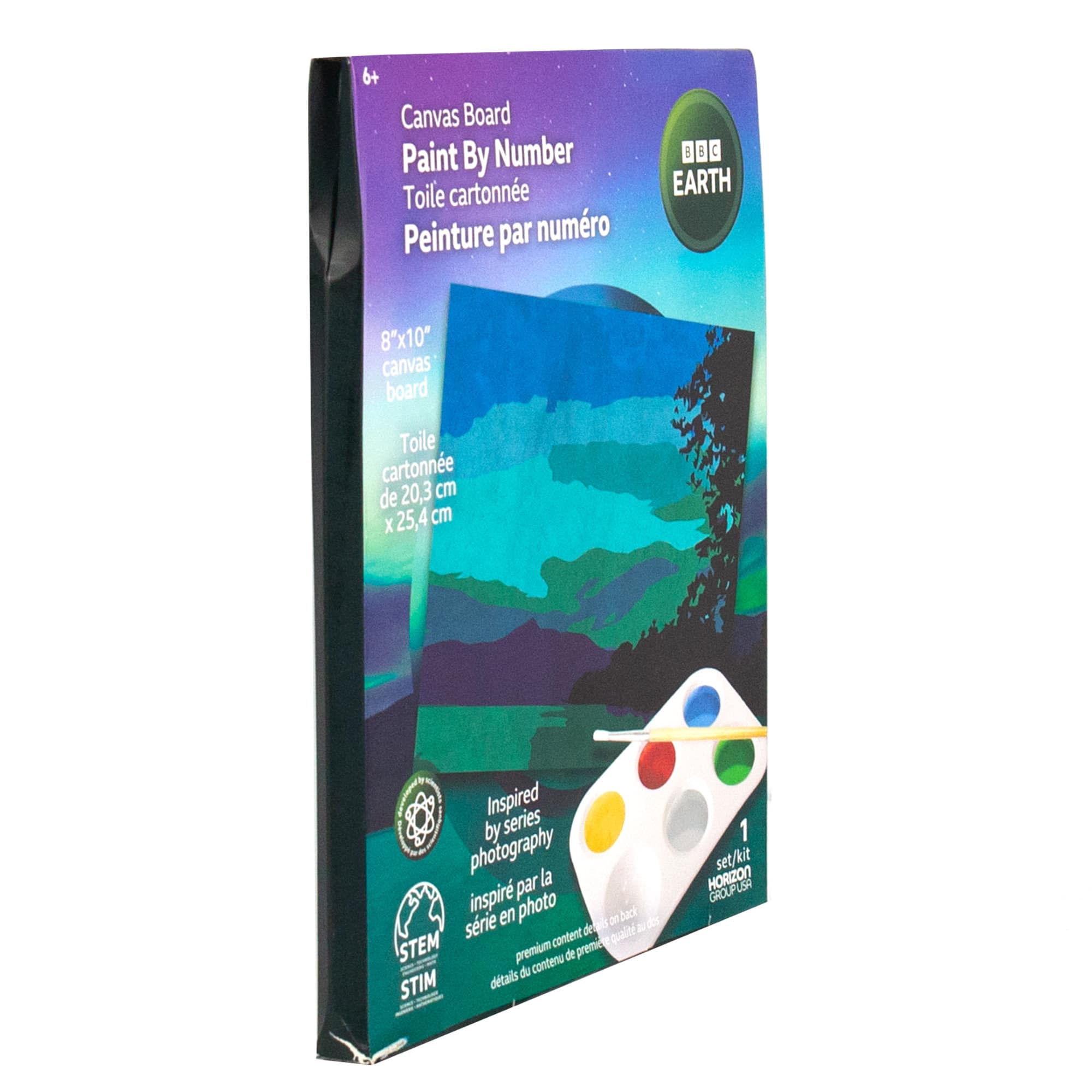 BBC Earth Canvas Board Landscape Paint by Number