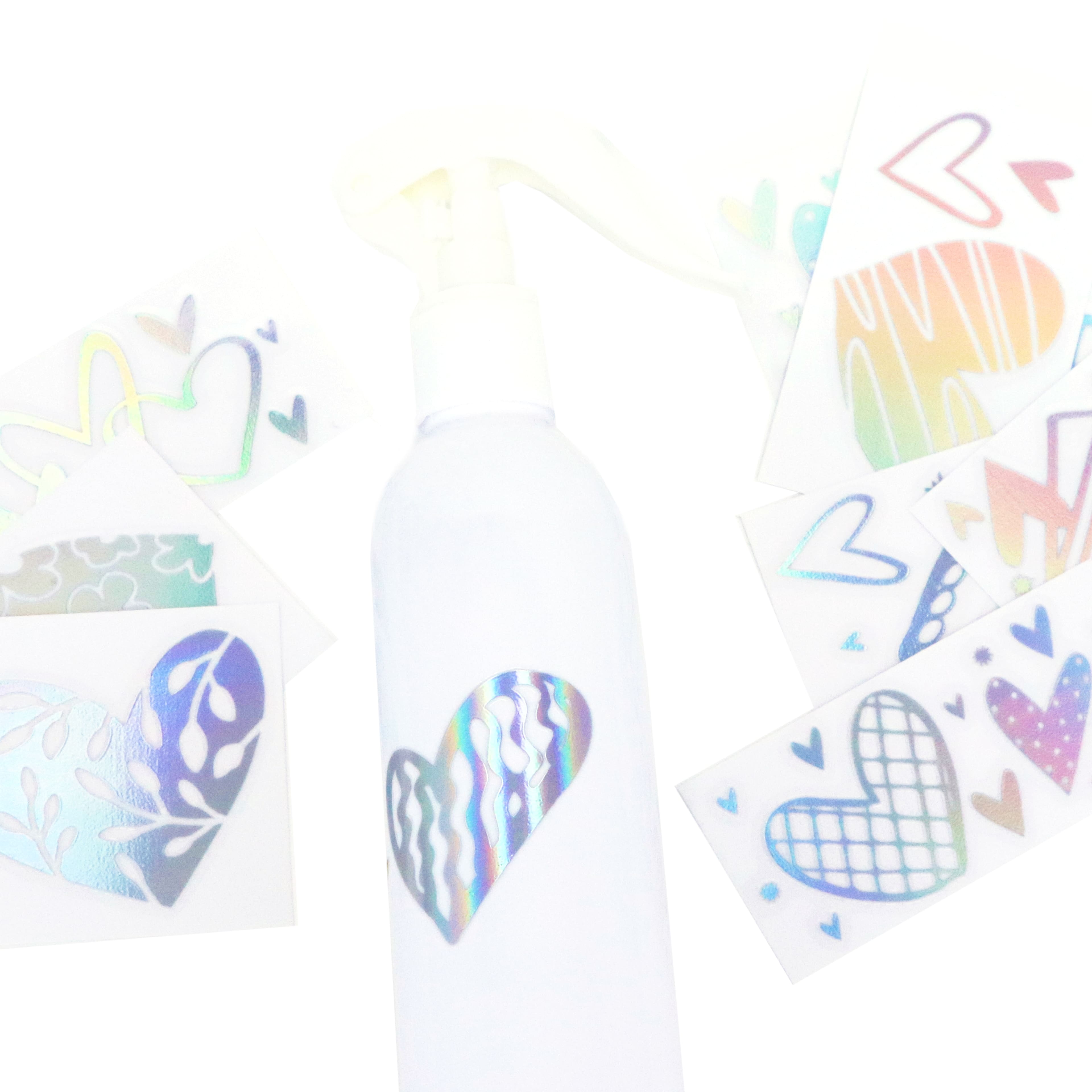 Holographic Heart Icon Cold Transfer Stickers by Recollections&#x2122;