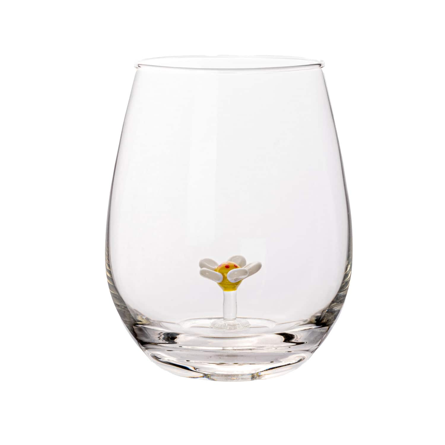 4.75&#x22; Round Stemless Wine Glass Set