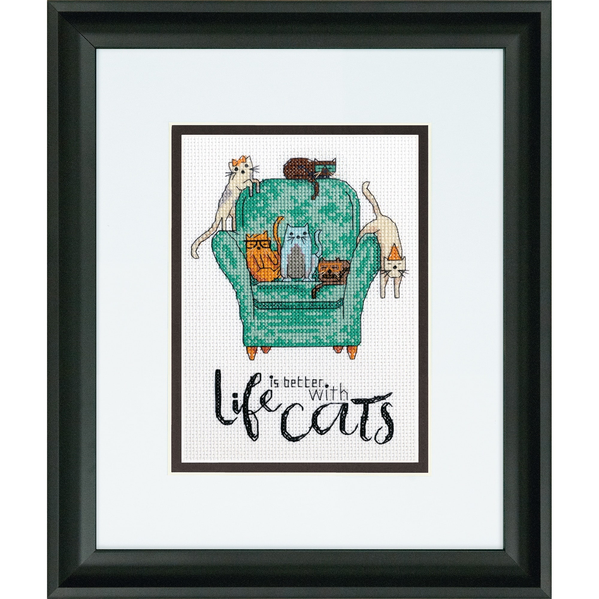Dimensions&#xAE; Playful Cats Counted Cross Stitch Kit