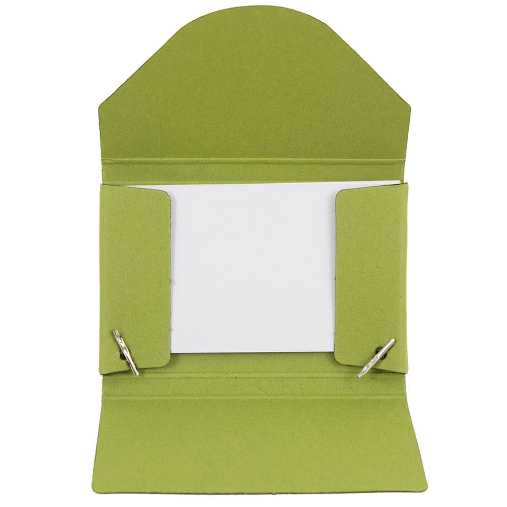 JAM Paper Kraft Ecoboard Business Card Case with Round Flap