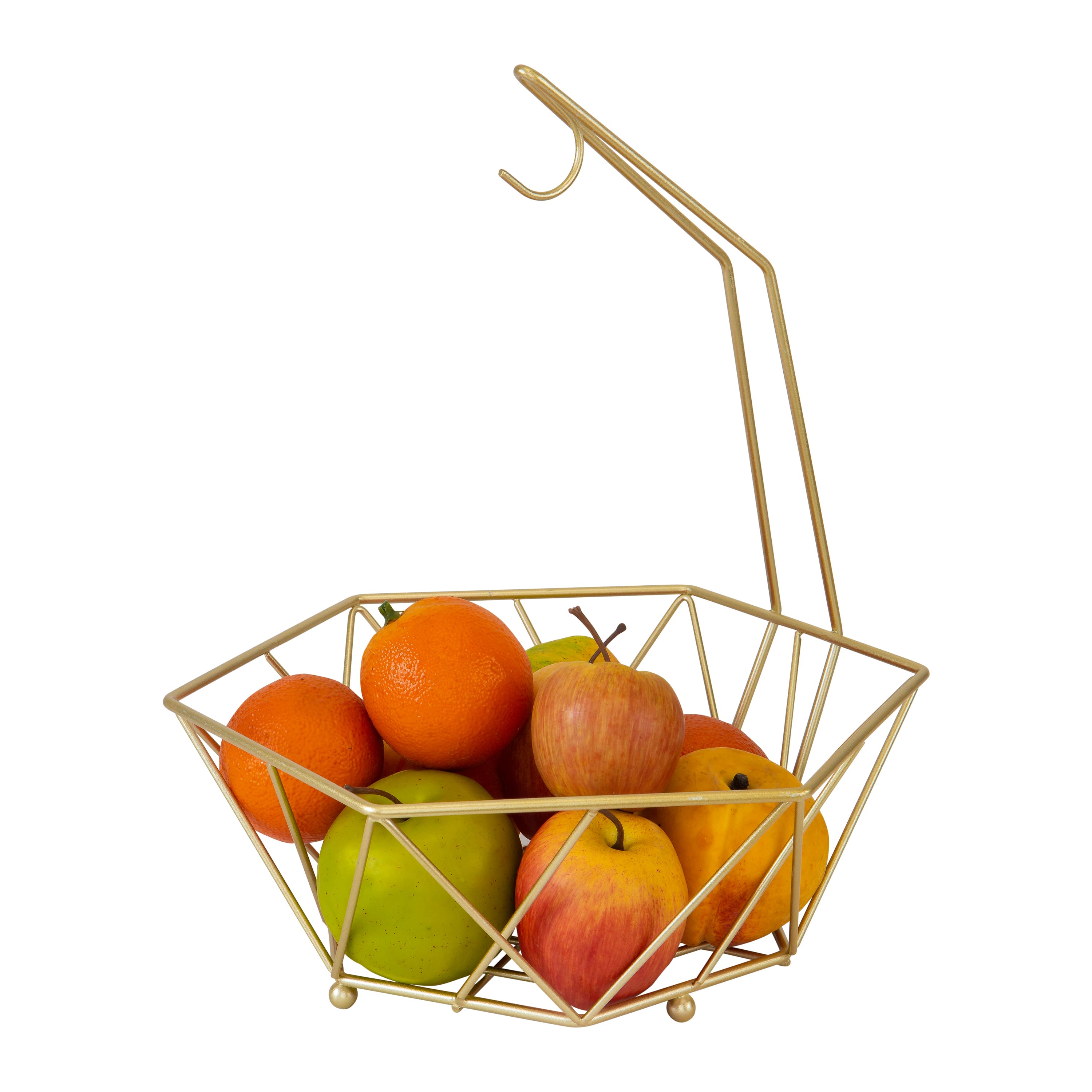 Kitchen Details 15.5" Geode Fruit Basket with Banana Tree