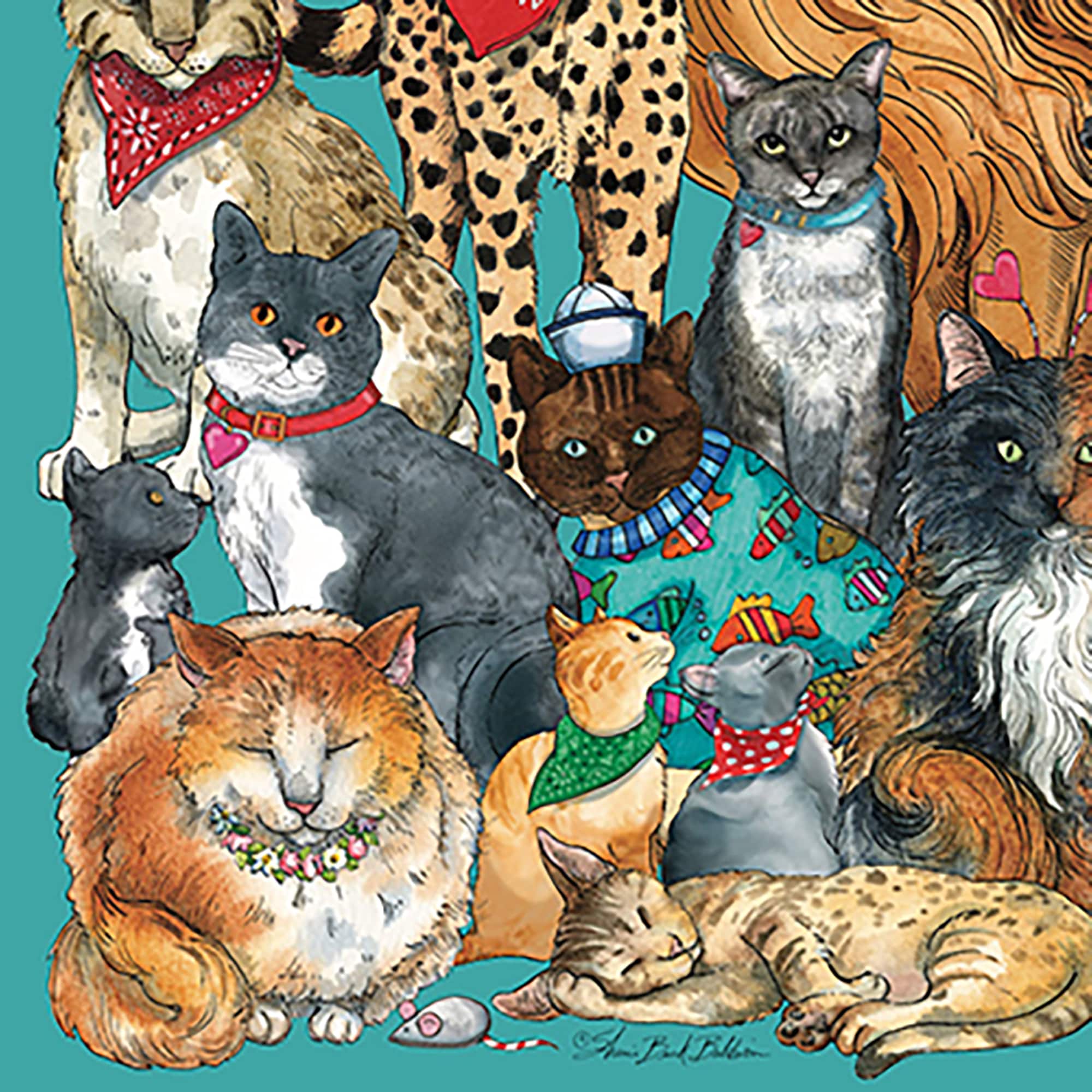 Hart Puzzles Cats, Cats, Cats by Sherri Buck Baldwin 1,000 Piece Jigsaw Puzzle