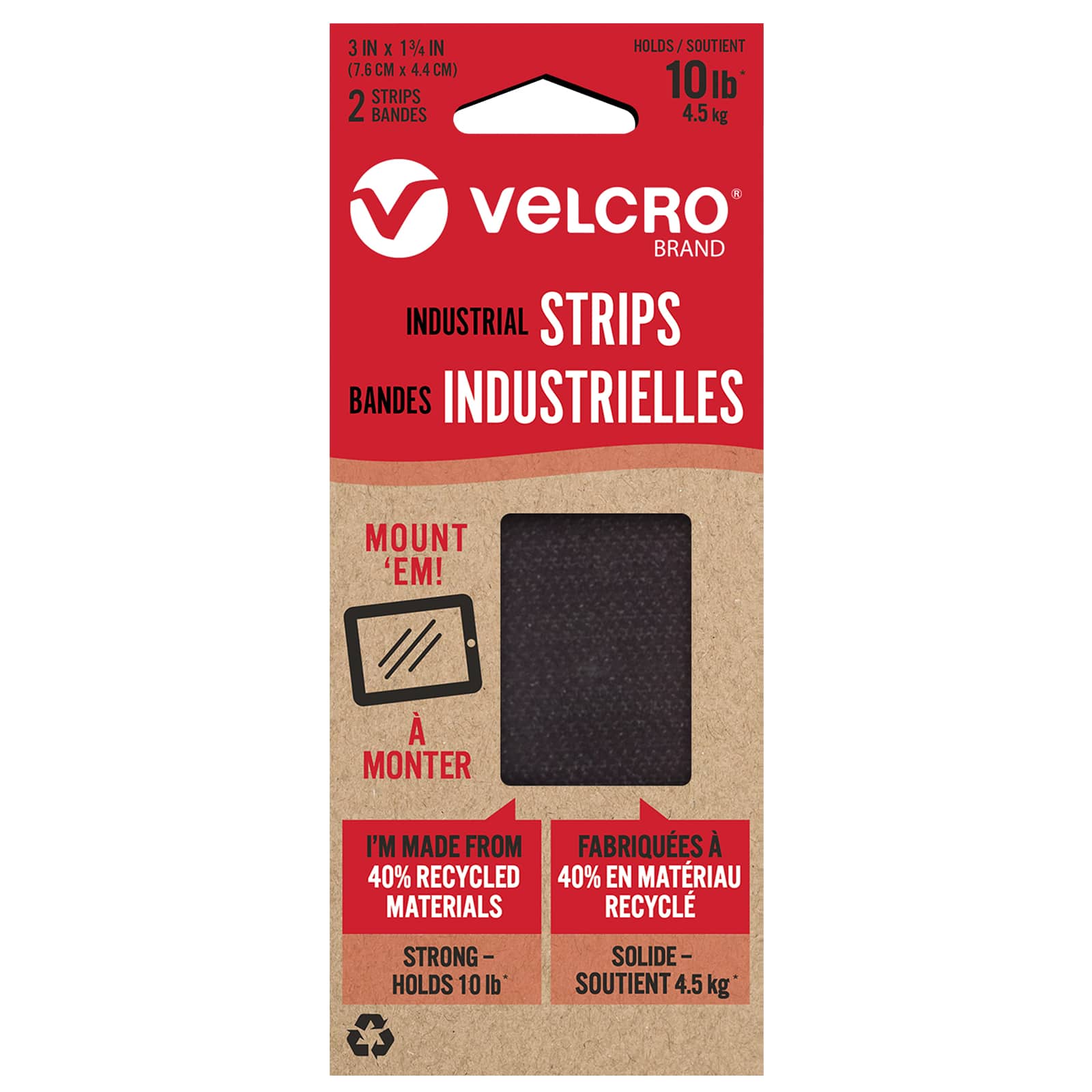 VELCRO&#xAE; Brand Recycled Industrial Strips
