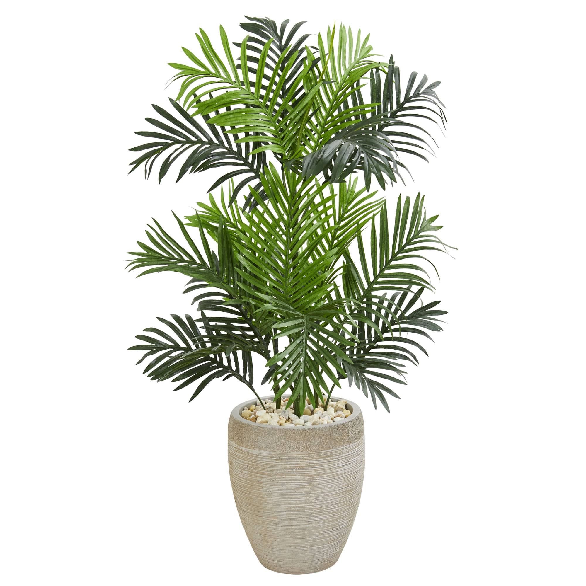 3.5ft. Artificial Paradise Palm Tree in Sand Colored Planter