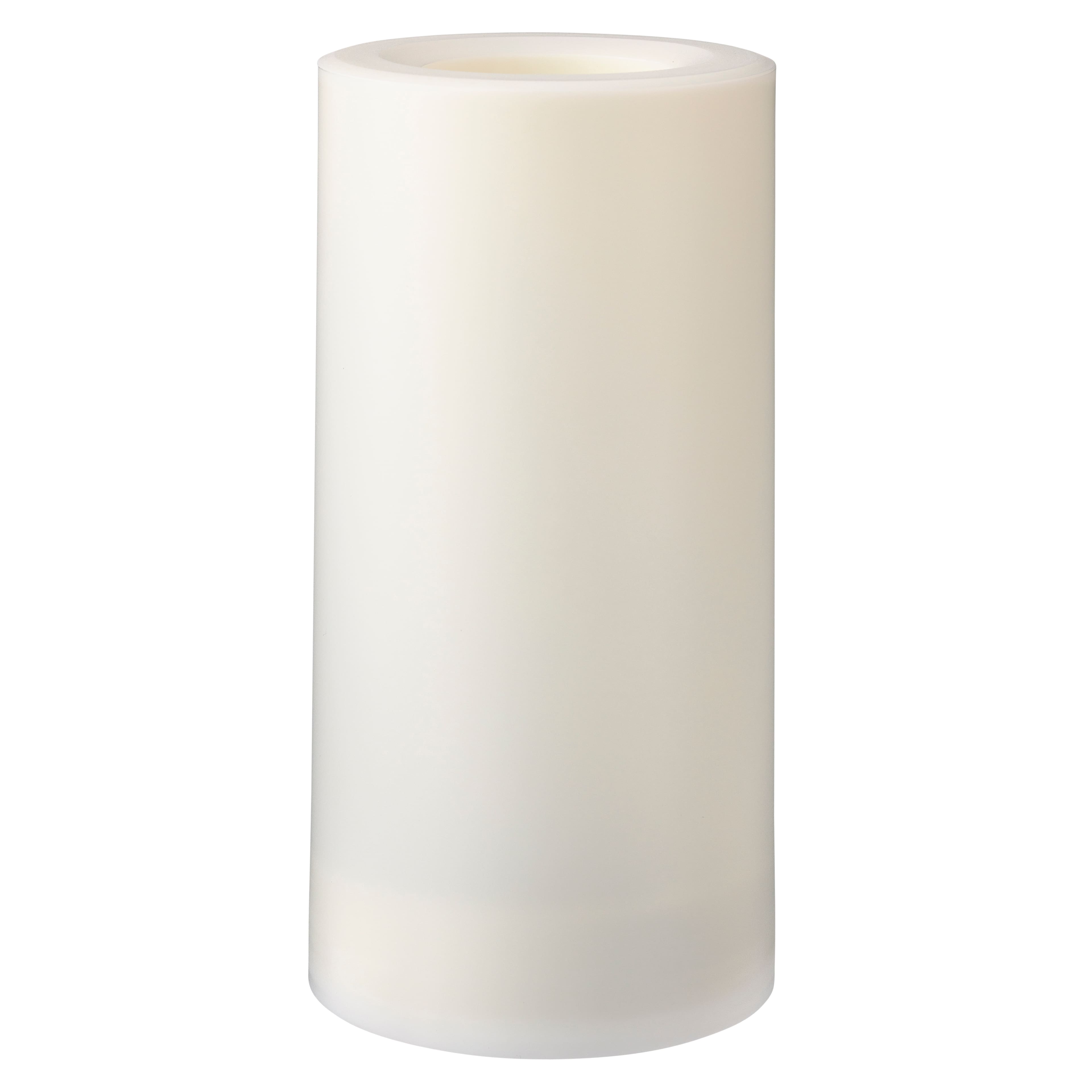 White 3" x 6" LED Outdoor Pillar Candle By Ashland®