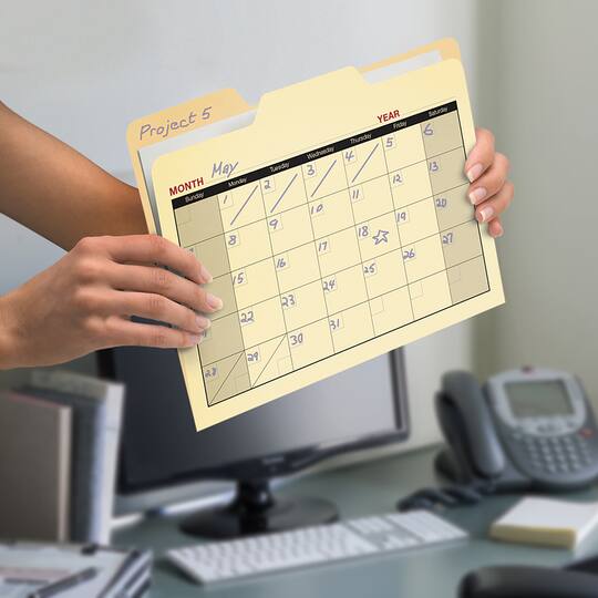 Find It Trading Manila Calendar Folder, 12ct. | Michaels