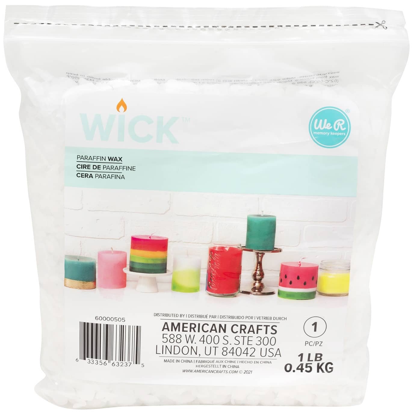 We R Memory Keepers® Wick™ Paraffin Wax, 1lb.