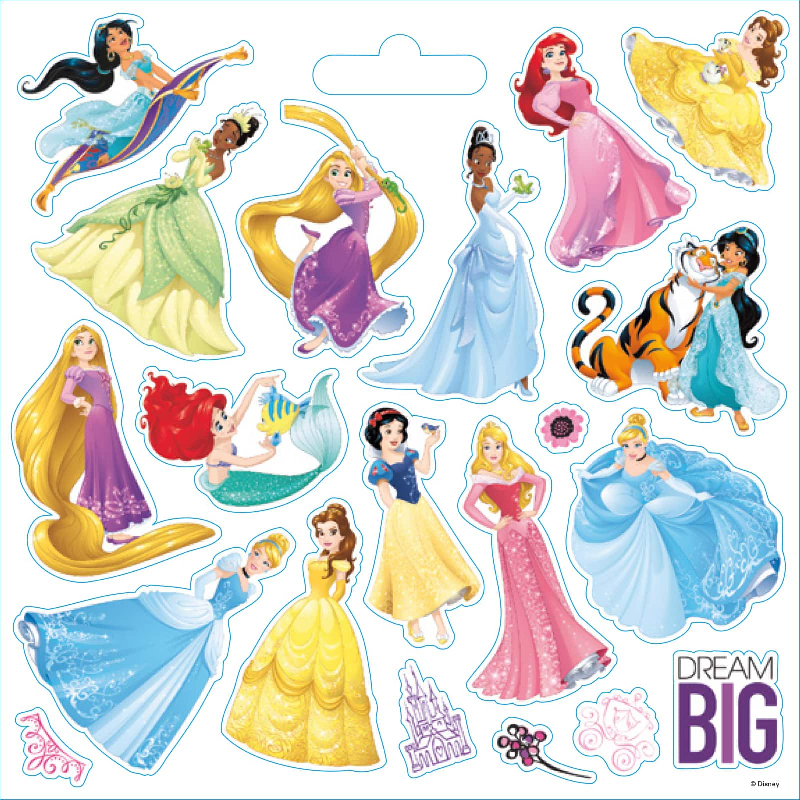 shop for the disney princess stickerland mini sticker pad at michaels