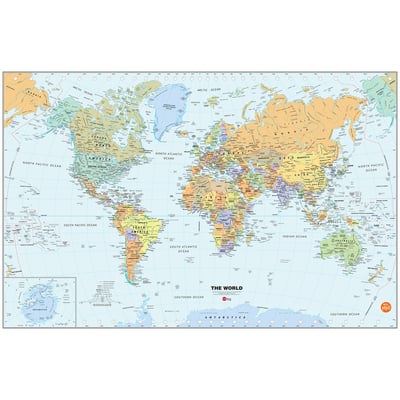 WallPops Dry Erase World Map | Michaels