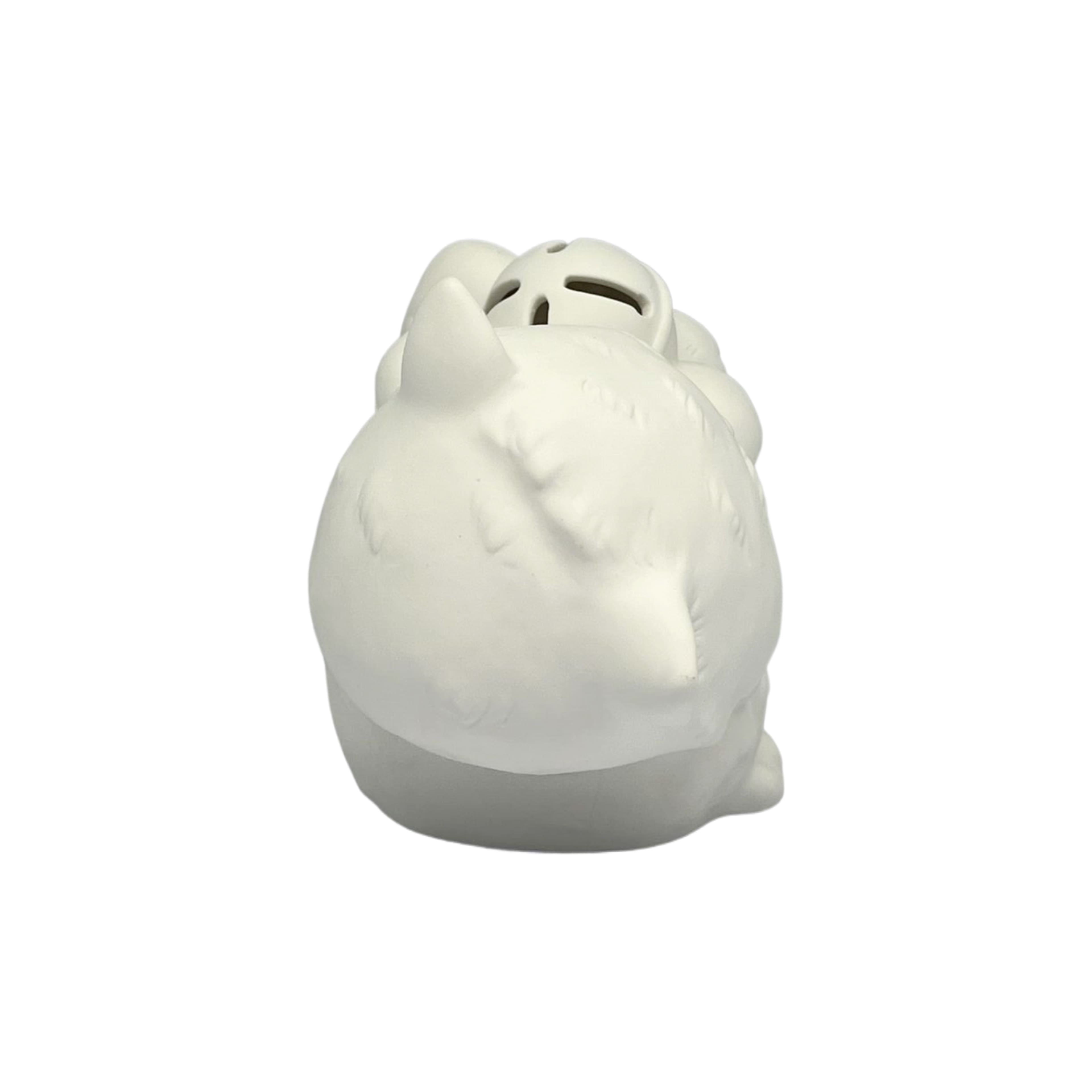 7&#x22; LED DIY Ceramic Cat with Bell D&#xE9;cor by Make Market&#xAE;