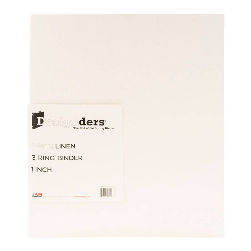 JAM Paper 1" Premium Linen Texture 3Ring Binder Binders Michaels