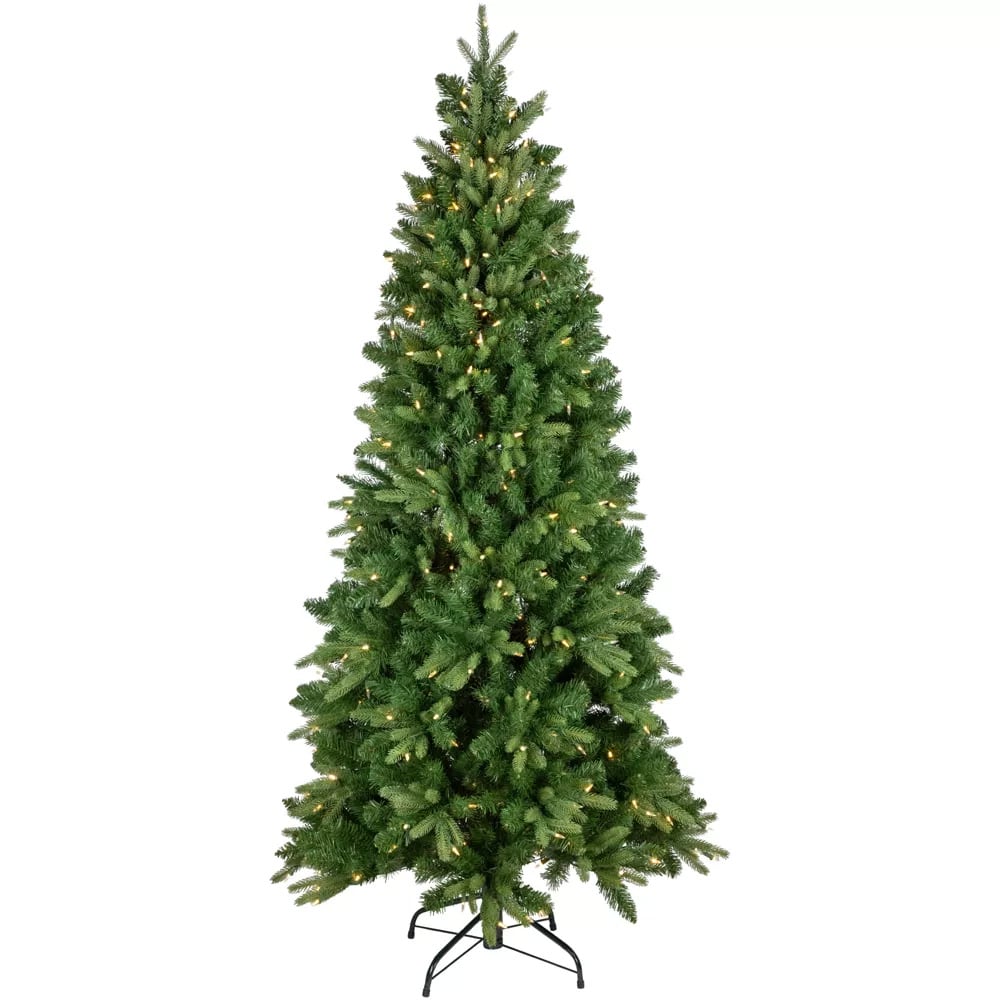 7.5ft. Pre-Lit Washington Frasier Fir Artificial Christmas Tree, Dual Color LED Lights