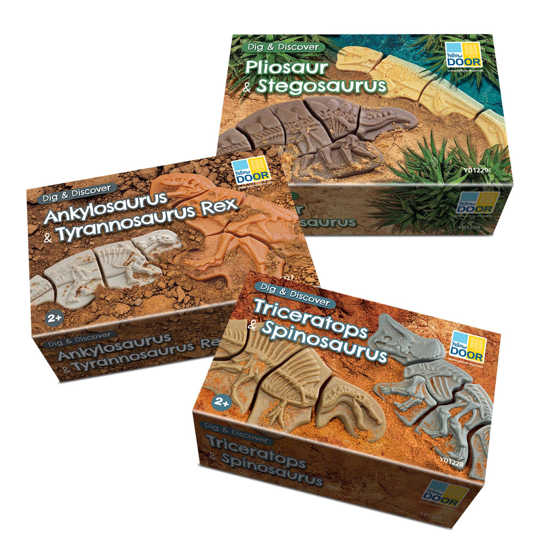 Yellow Door Dig & Discover Dinosaur Skeletons Set Figure | Michaels®