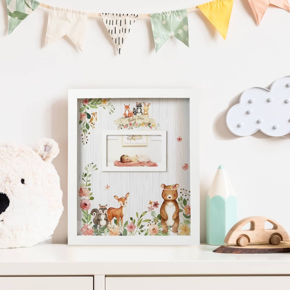 Kate Aspen&#xAE; Pink Woodland Baby Shower Guest Book Alternative