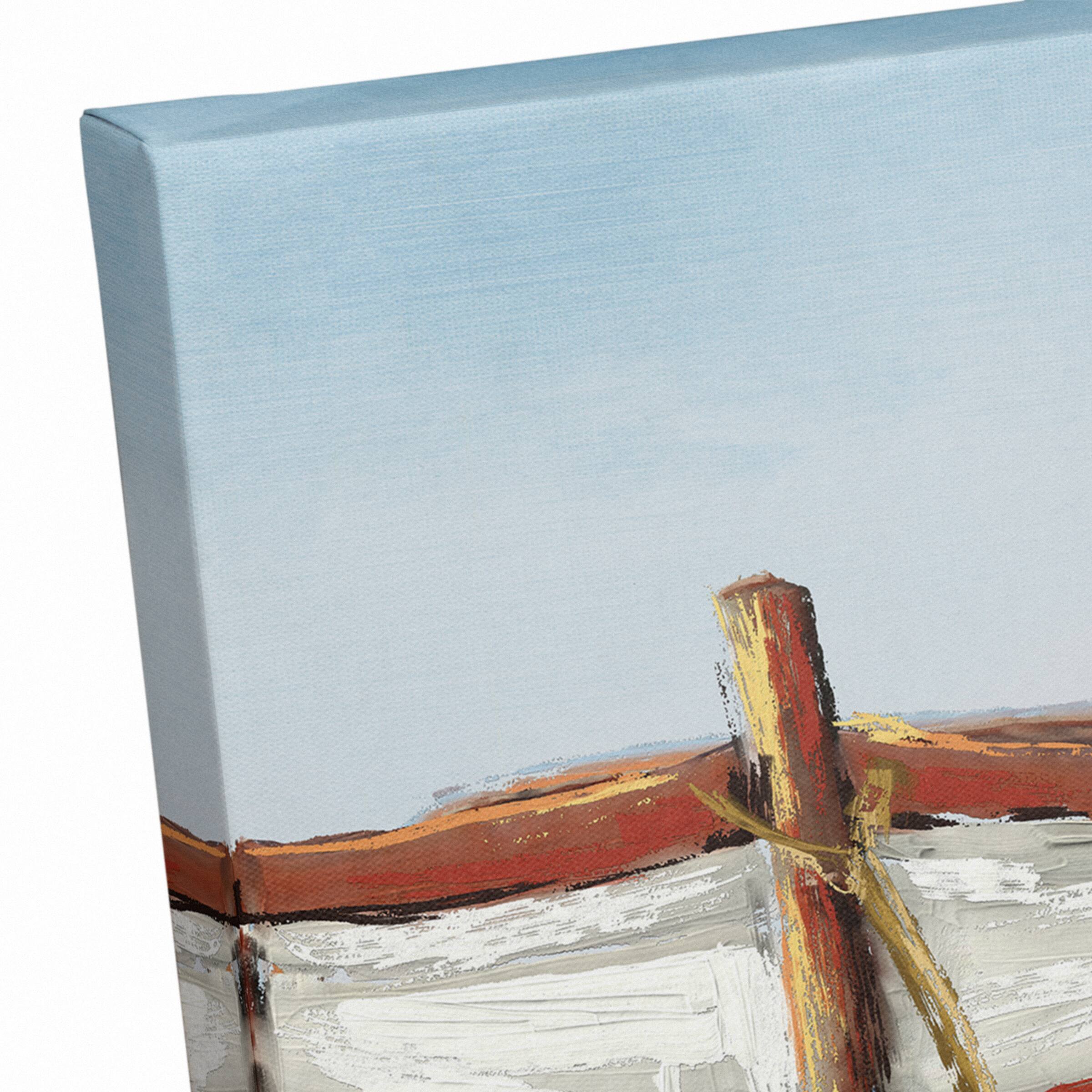 Colorful Boats Canvas Wall Art
