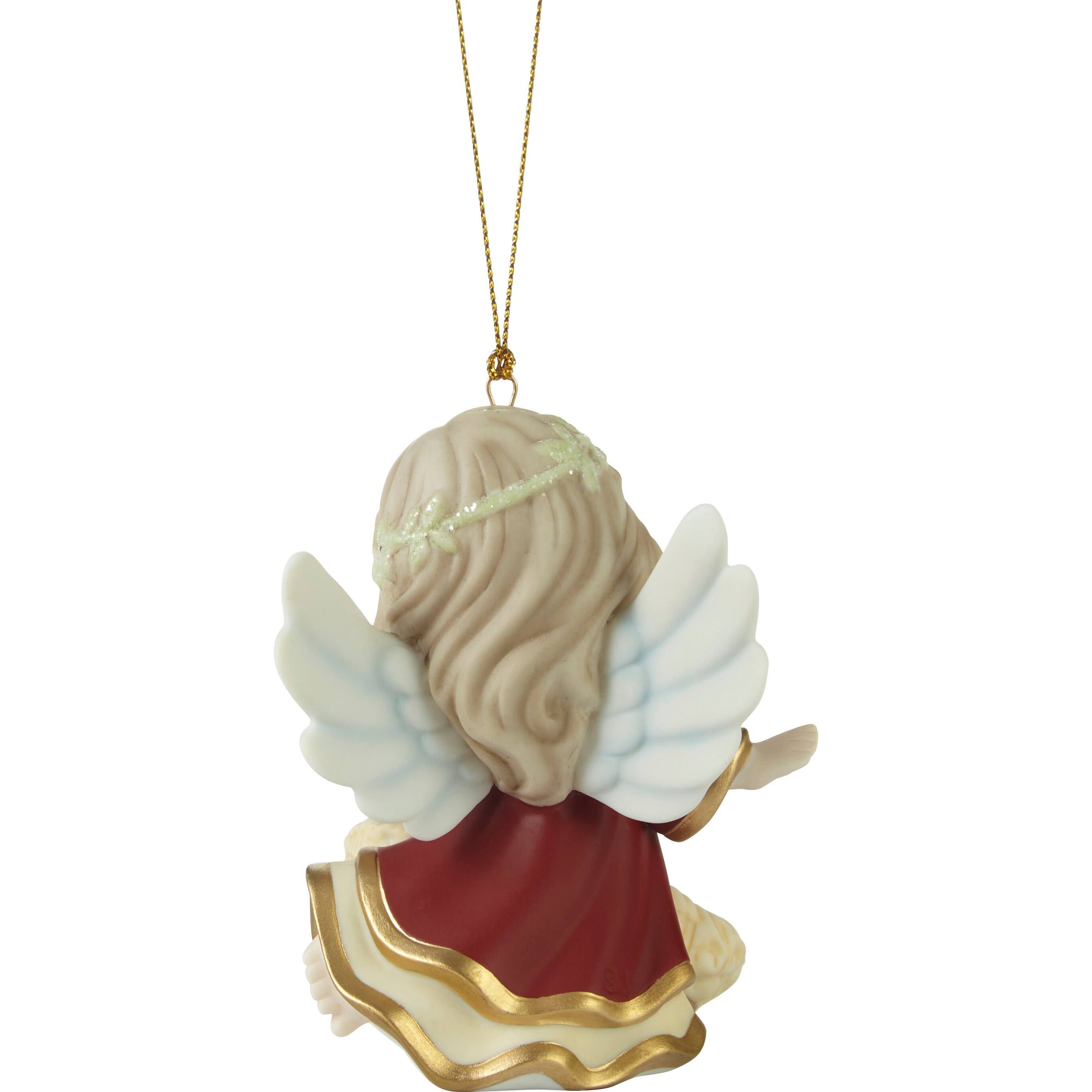 Precious Moments 3.5&#x22; Away In A Manger Porcelain Ornament