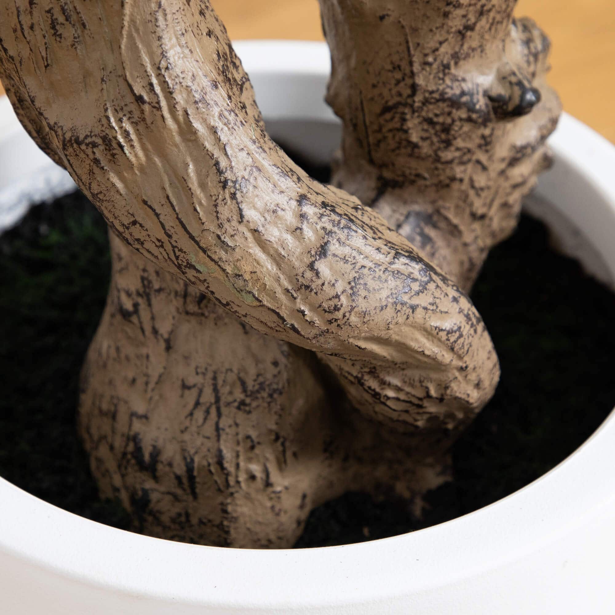 6ft. Artificial Grand Olive Tree in White Decorative Planter