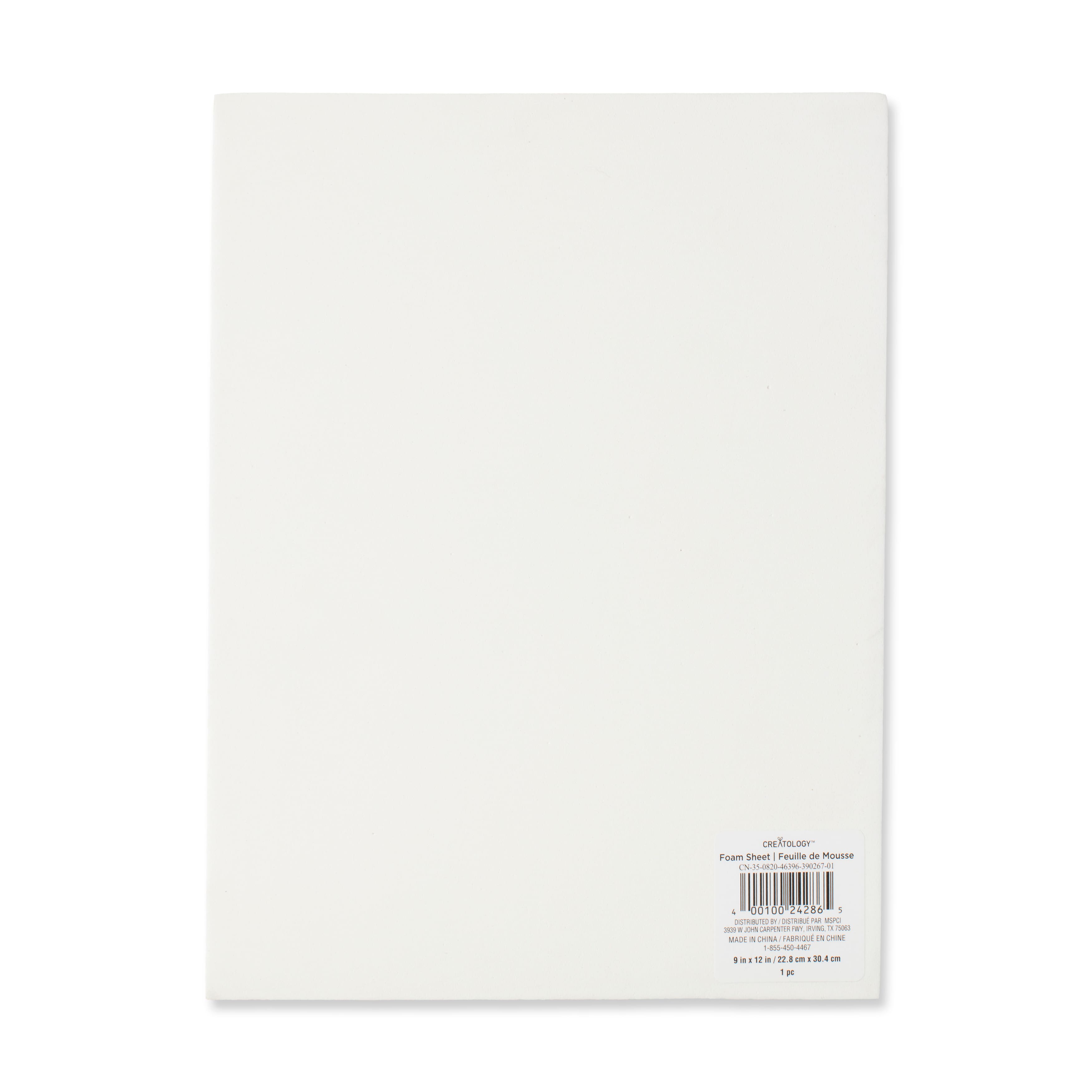 9" x 12" Thick Foam Sheet by Creatology™