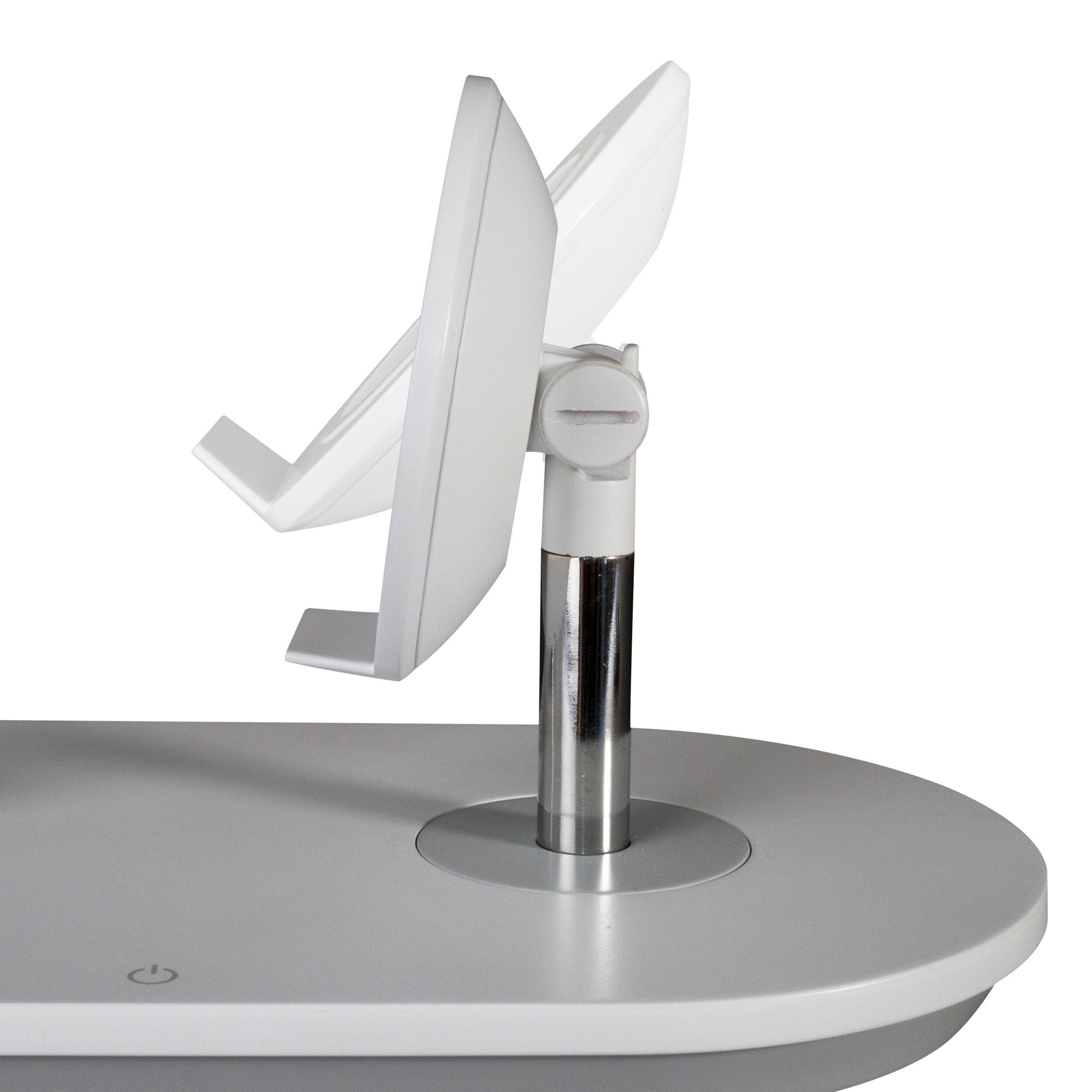 OttLite 15.65" Wireless Charging LED Makeup Mirror