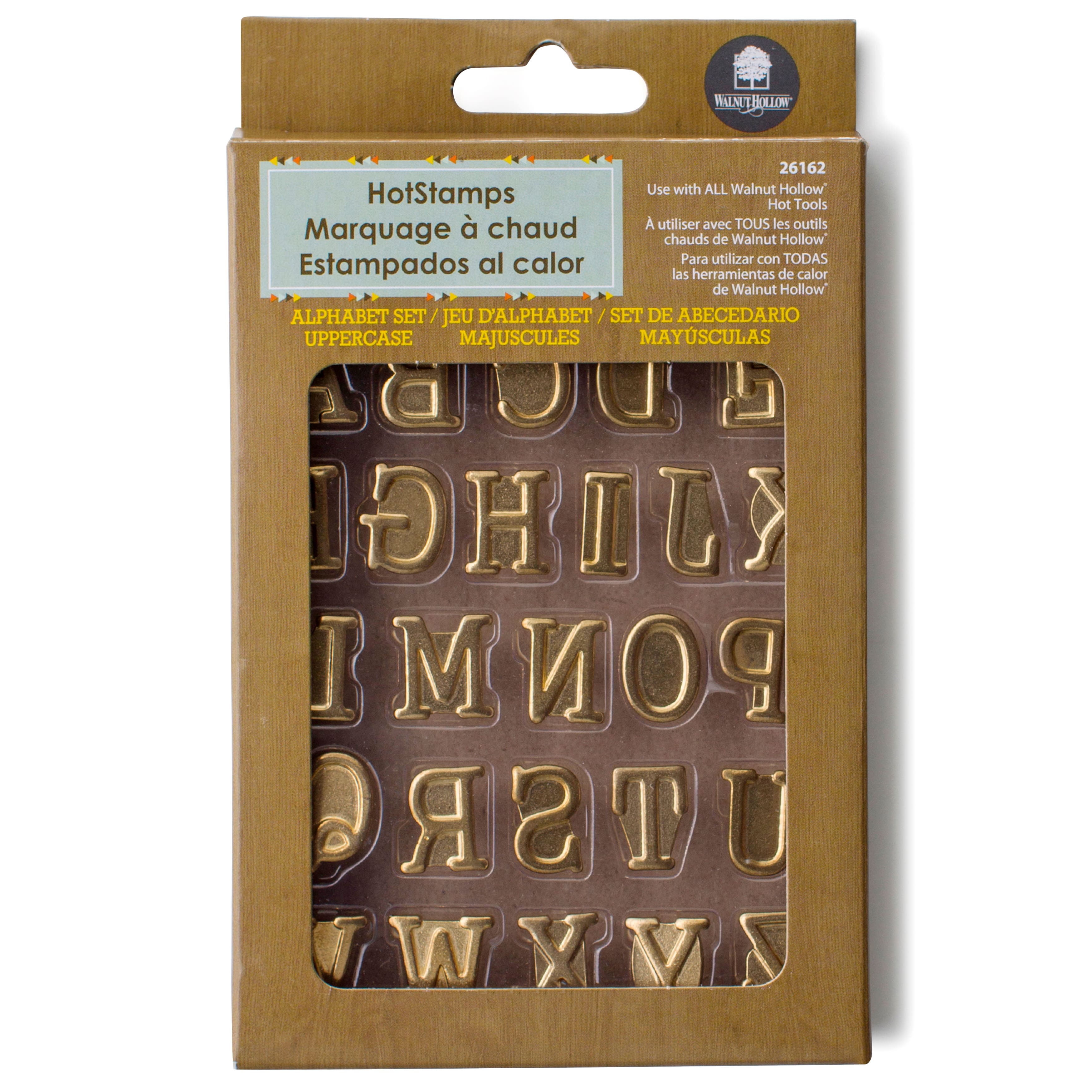 Walnut Hollow Hotstamps Alphabet Set Uppercase 26162 NEW 