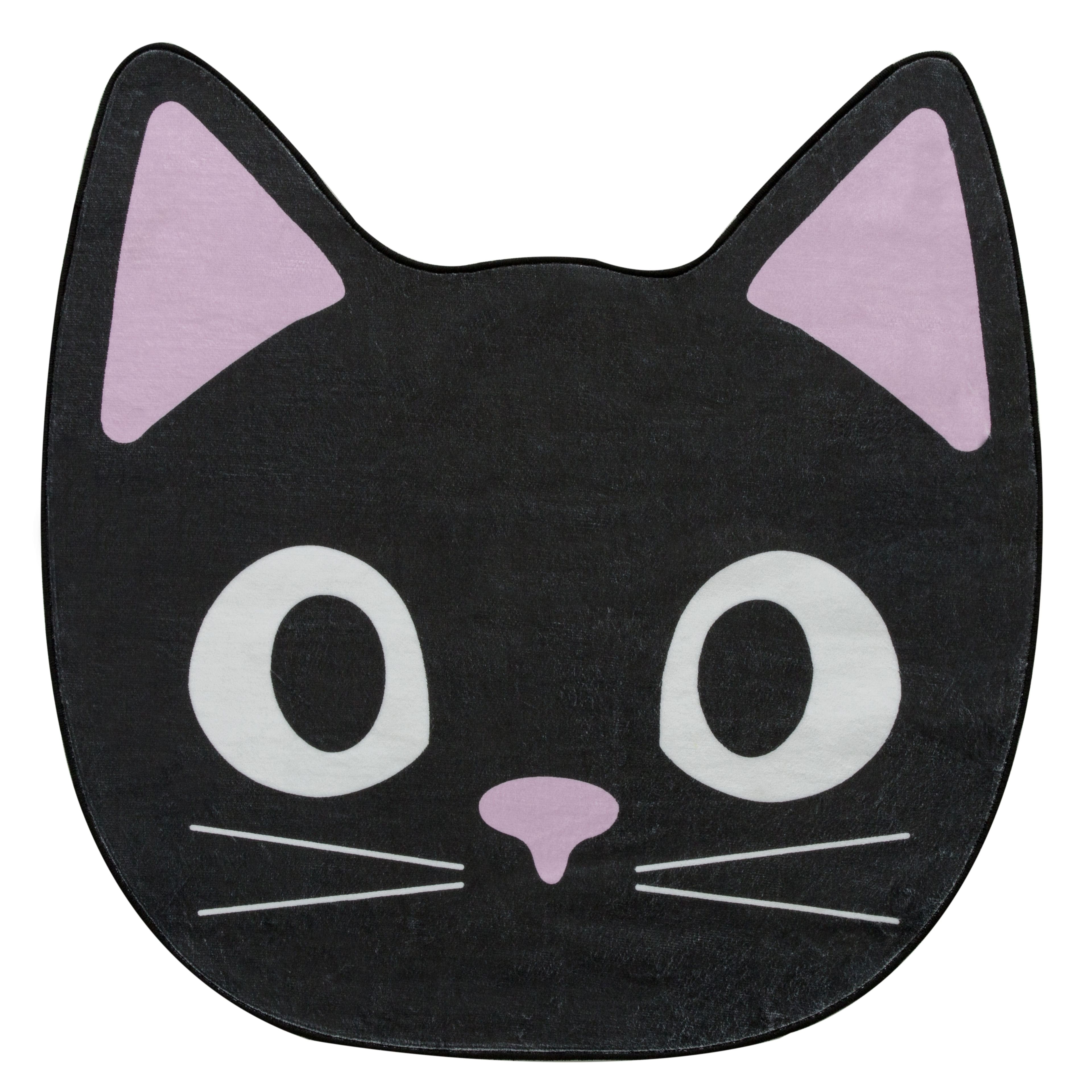 3ft. x 5ft. Black Cat Washable Area Rug by Ashland&#xAE;