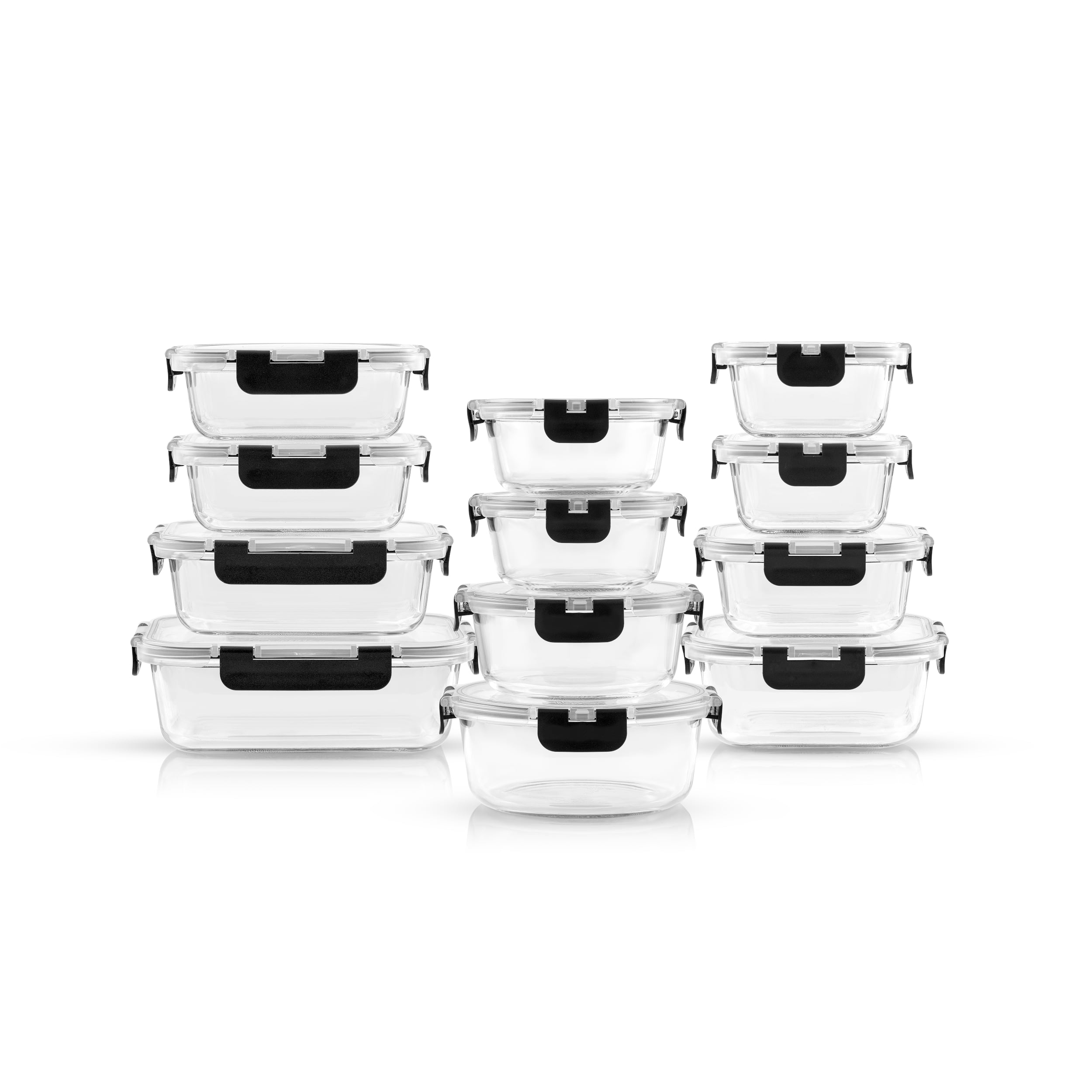 JoyJolt&#xAE; Glass Storage Containers Set