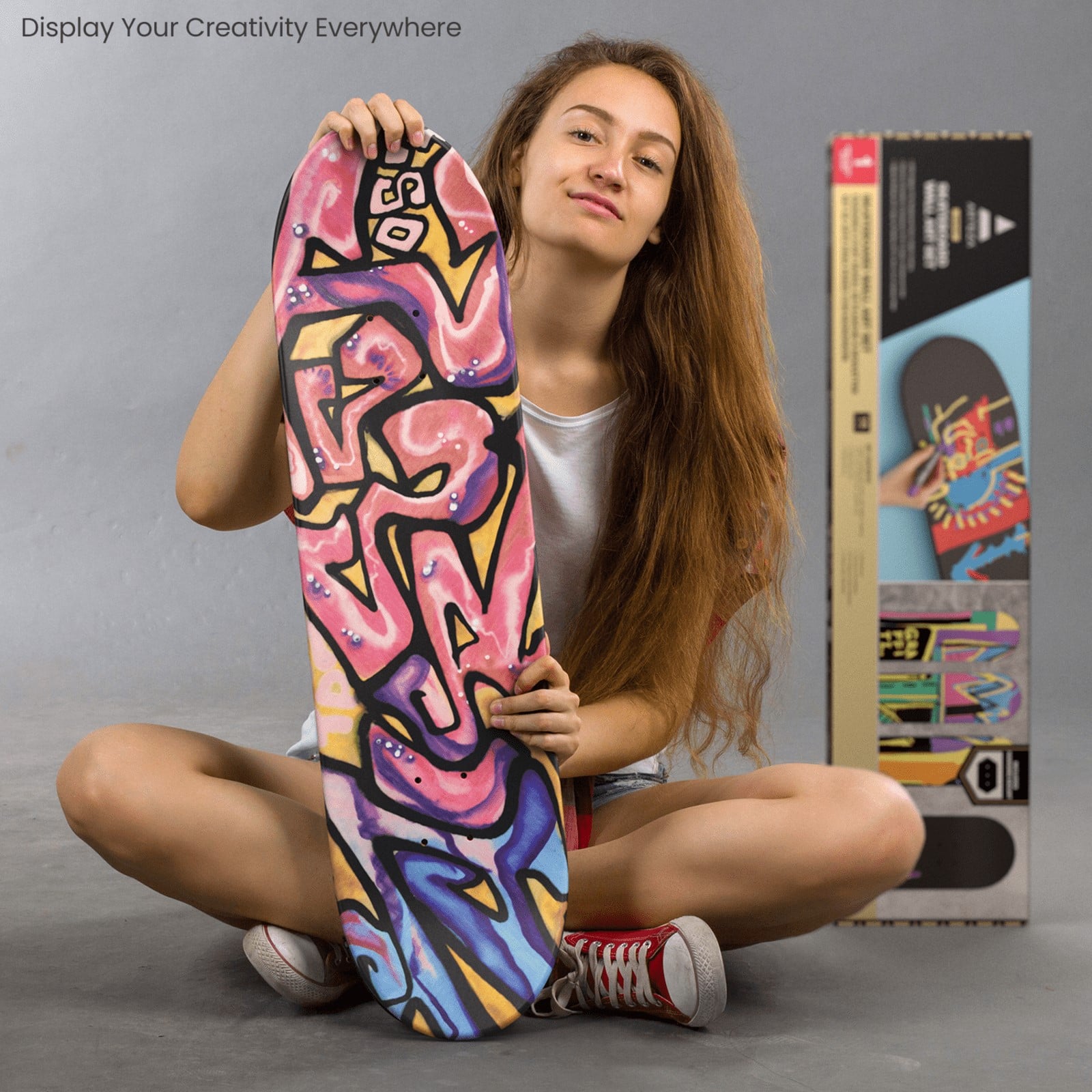 Arteza® 14 Piece Skateboard Wall Art Kit
