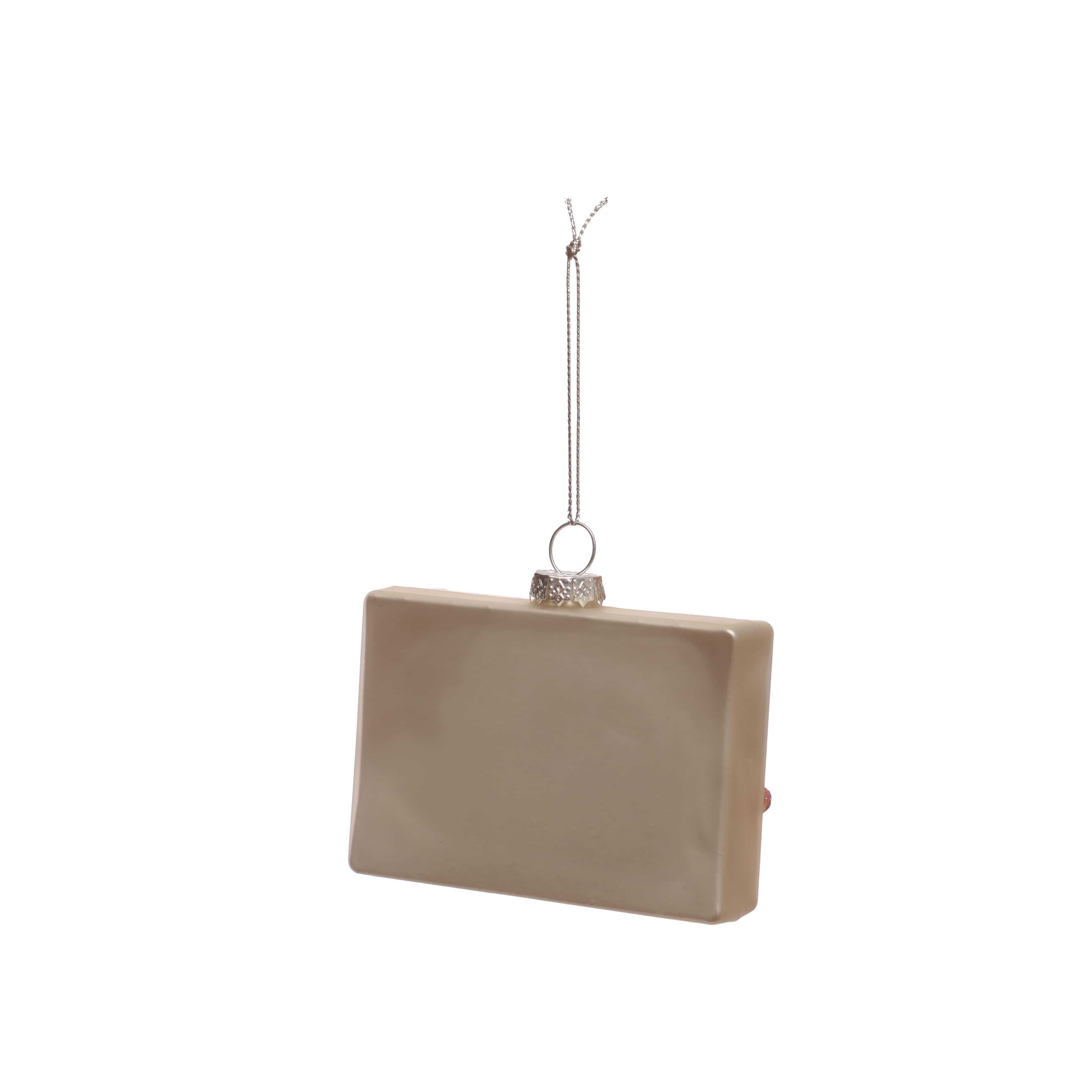 3.5&#x22; Friends Makeup Container Glass Ornament by Ashland&#xAE;