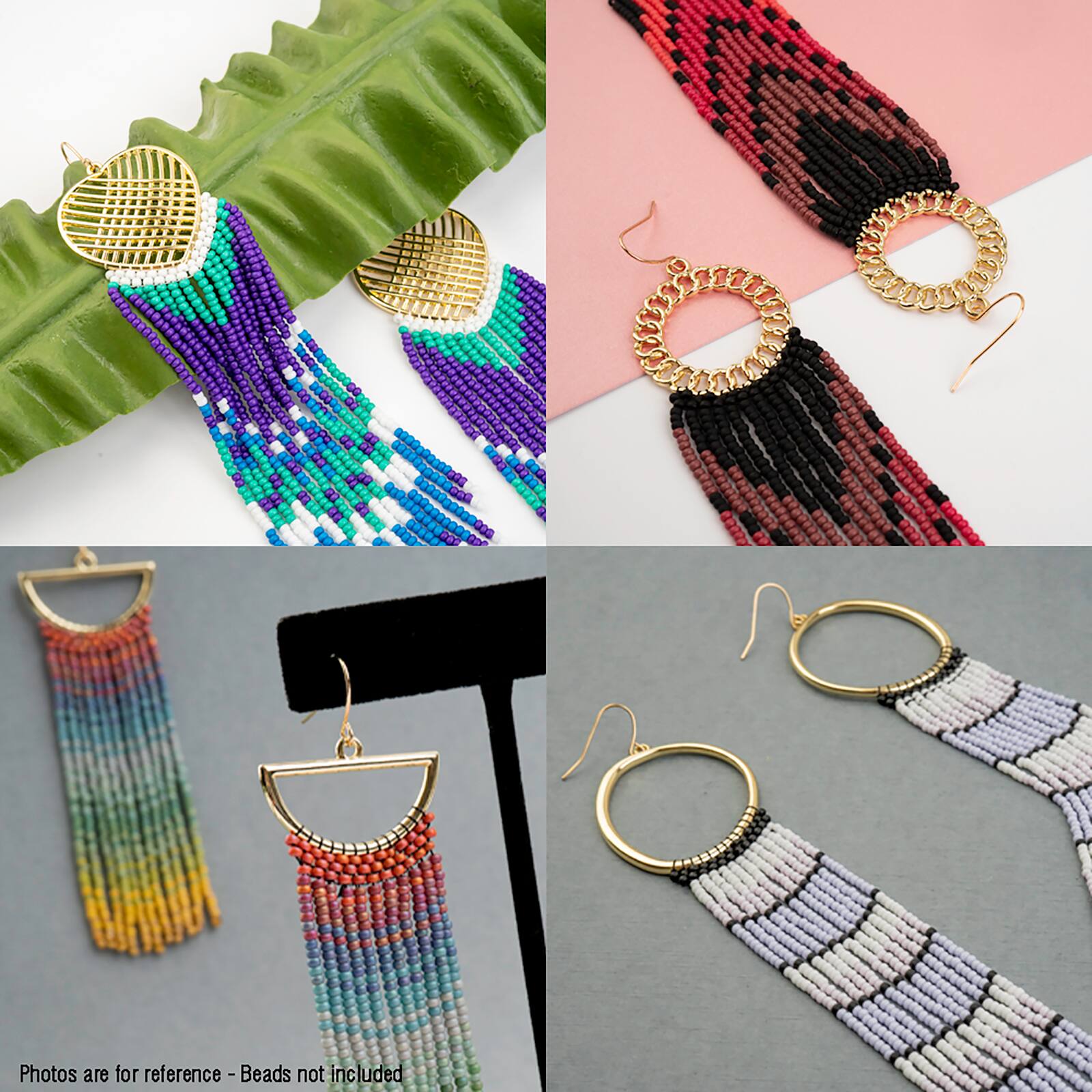 John Bead Beadwork Findings Gold Heart Side Link Pendant, 5ct.