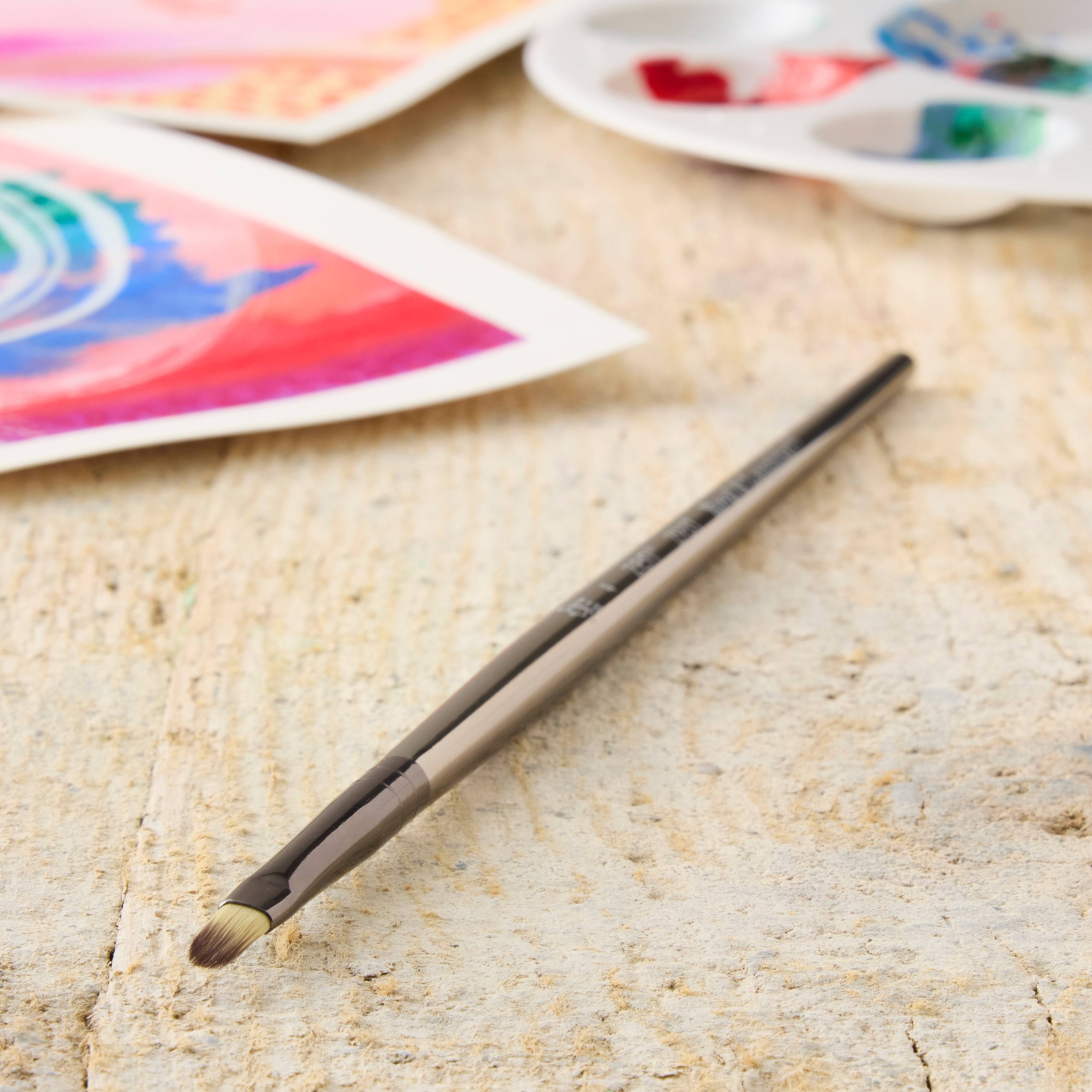 12 Pack: Zen™ Series 93 Short Handle Filbert Brush