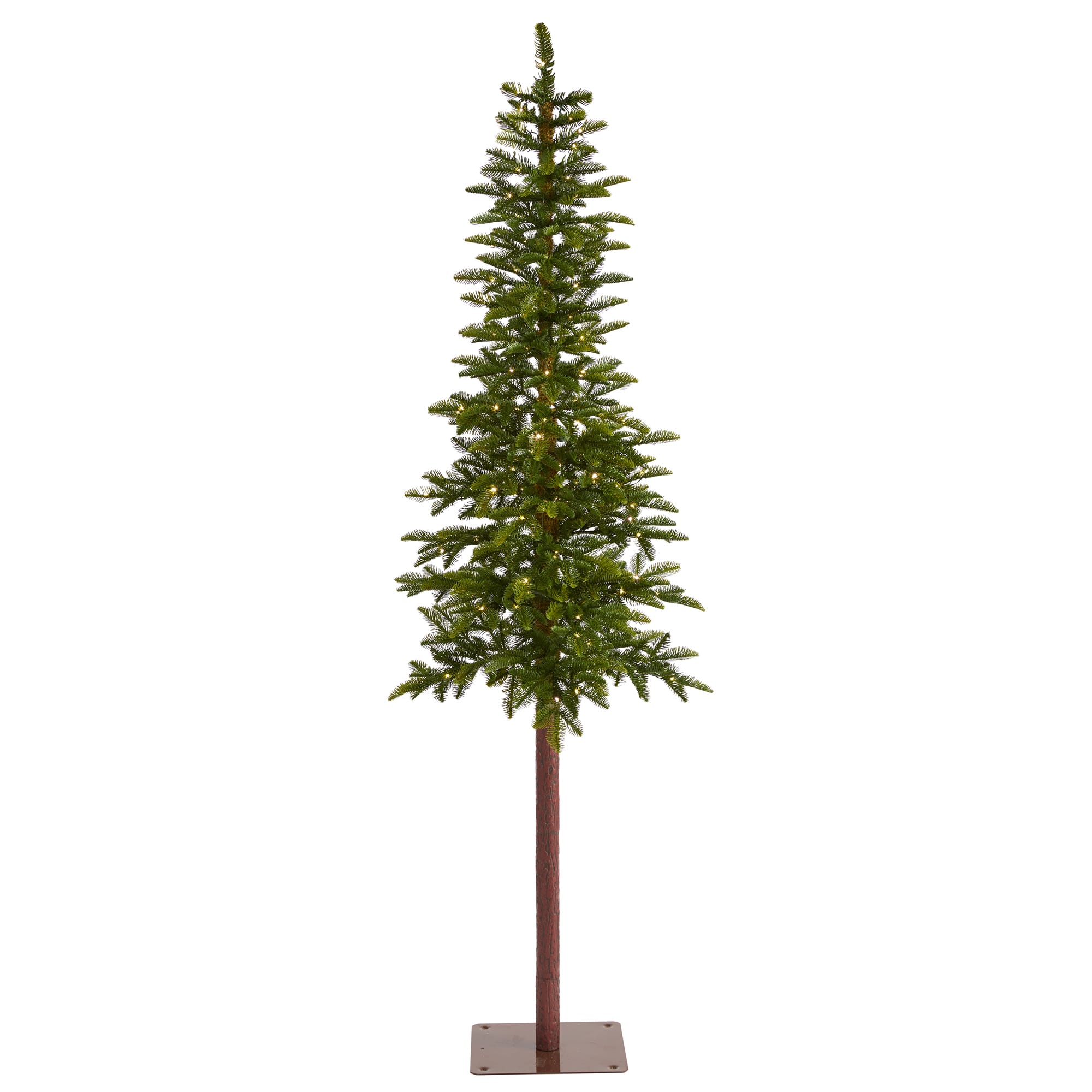 7ft. Pre-Lit Alaskan Alpine Artificial Christmas Tree, Clear LED Lights