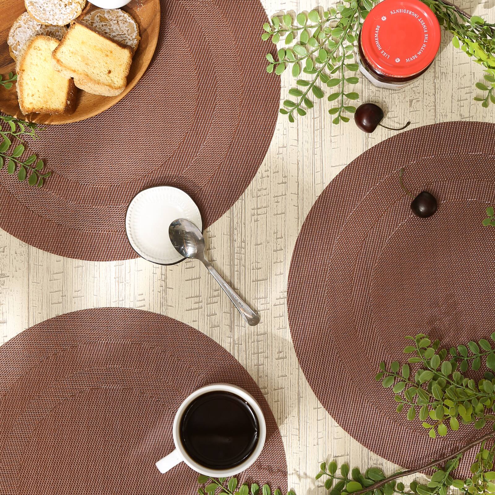 DII&#xAE; Round Double Frame Placemats, 6ct.