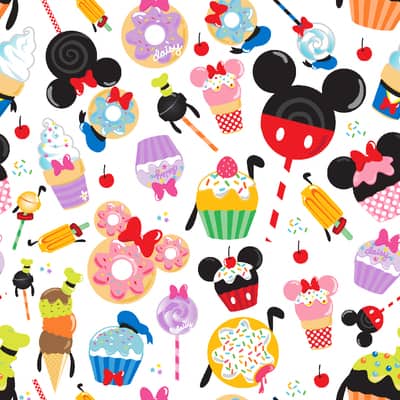 Disney® Mickey Mouse Food Fun Pack Cotton Fabric | Michaels