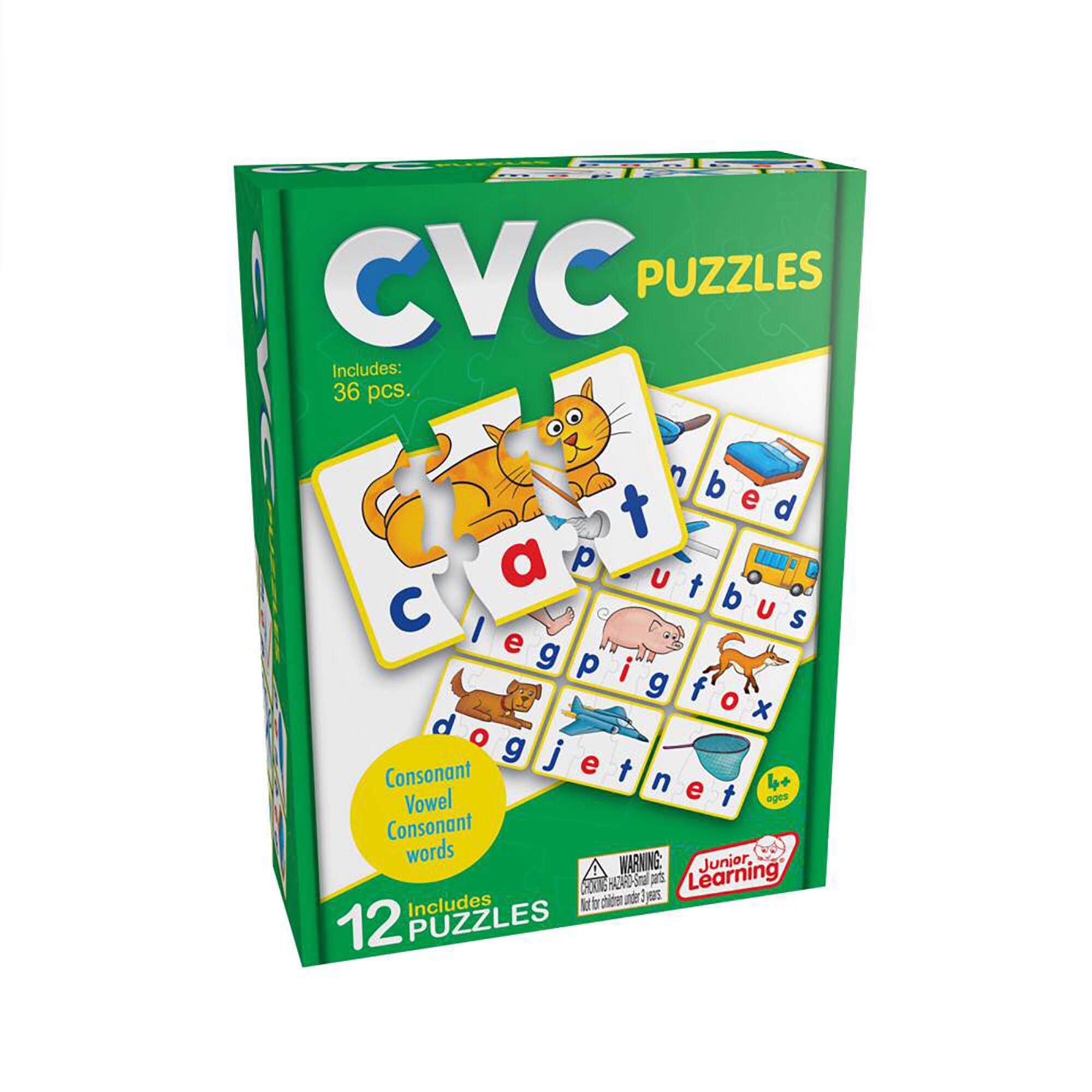 Junior Learning&#xAE; CVC Puzzles