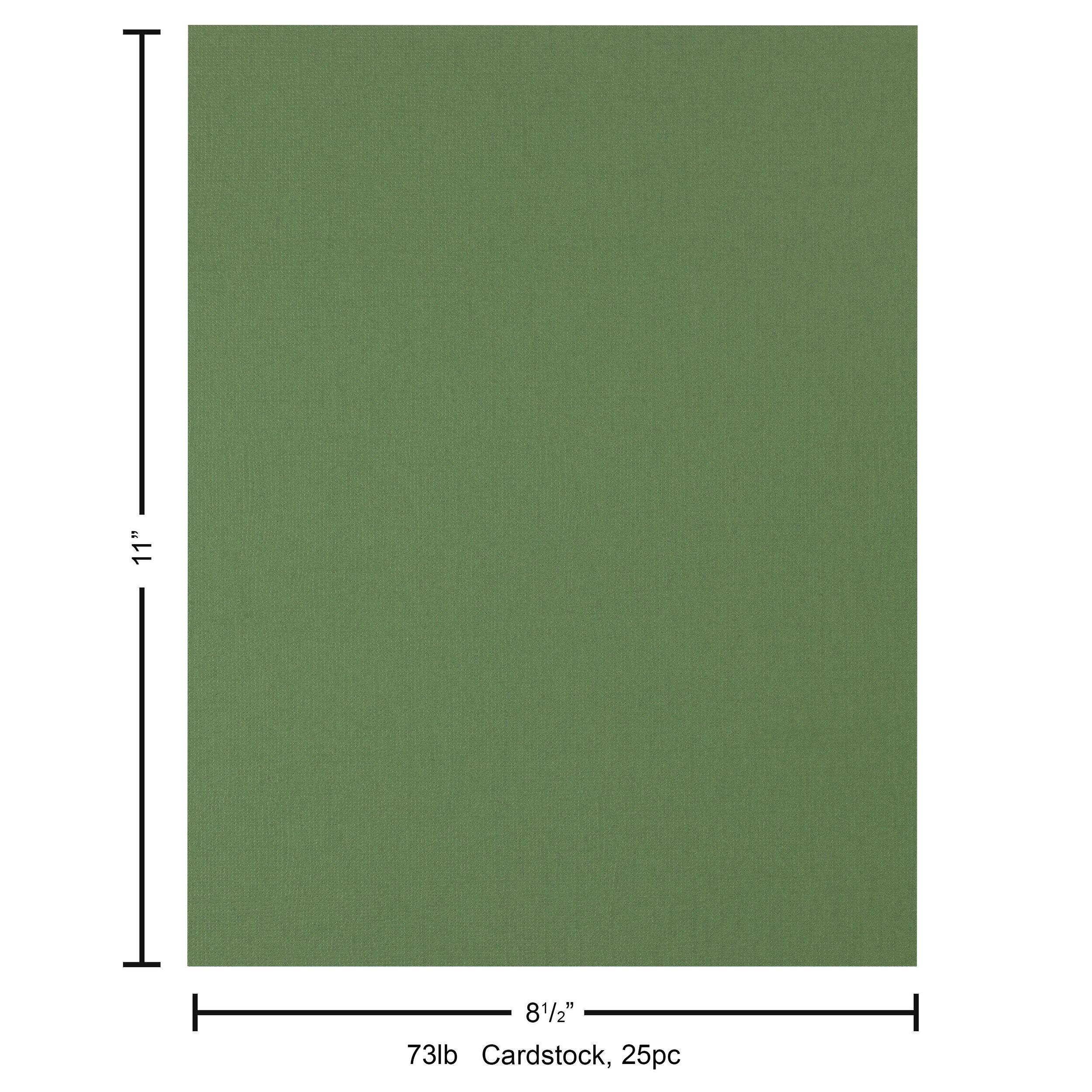 PA Paper™ Accents 8.5" x 11" 73lb. Textured Muslin Cardstock, 25 sheets