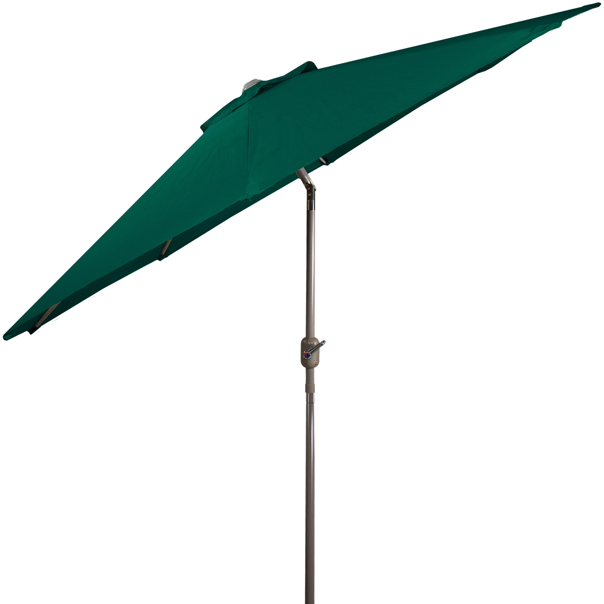 9ft. Outdoor Patio Market Umbrella with Hand Crank &#x26; Tilt