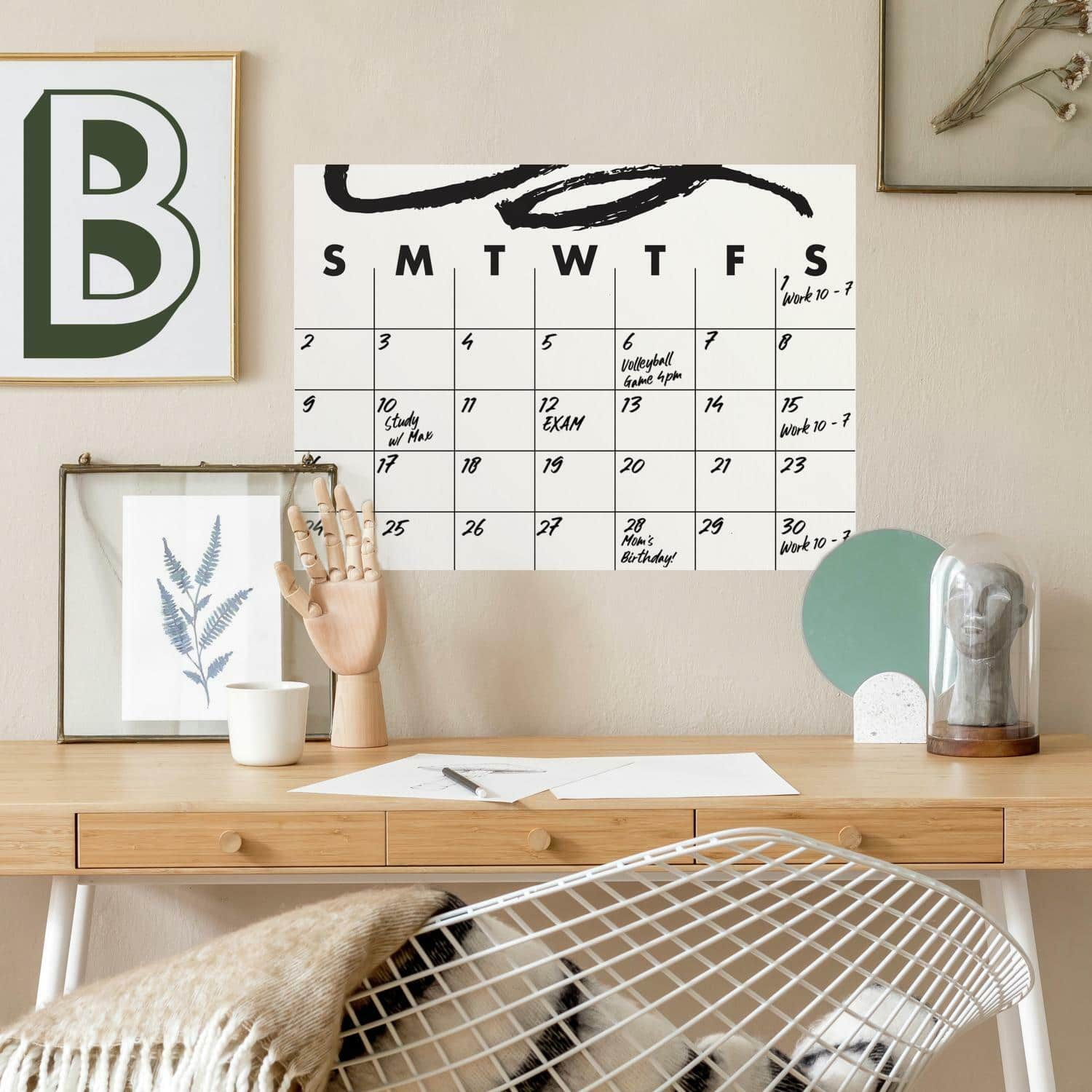 Roommates Peel & Stick Wall Calender