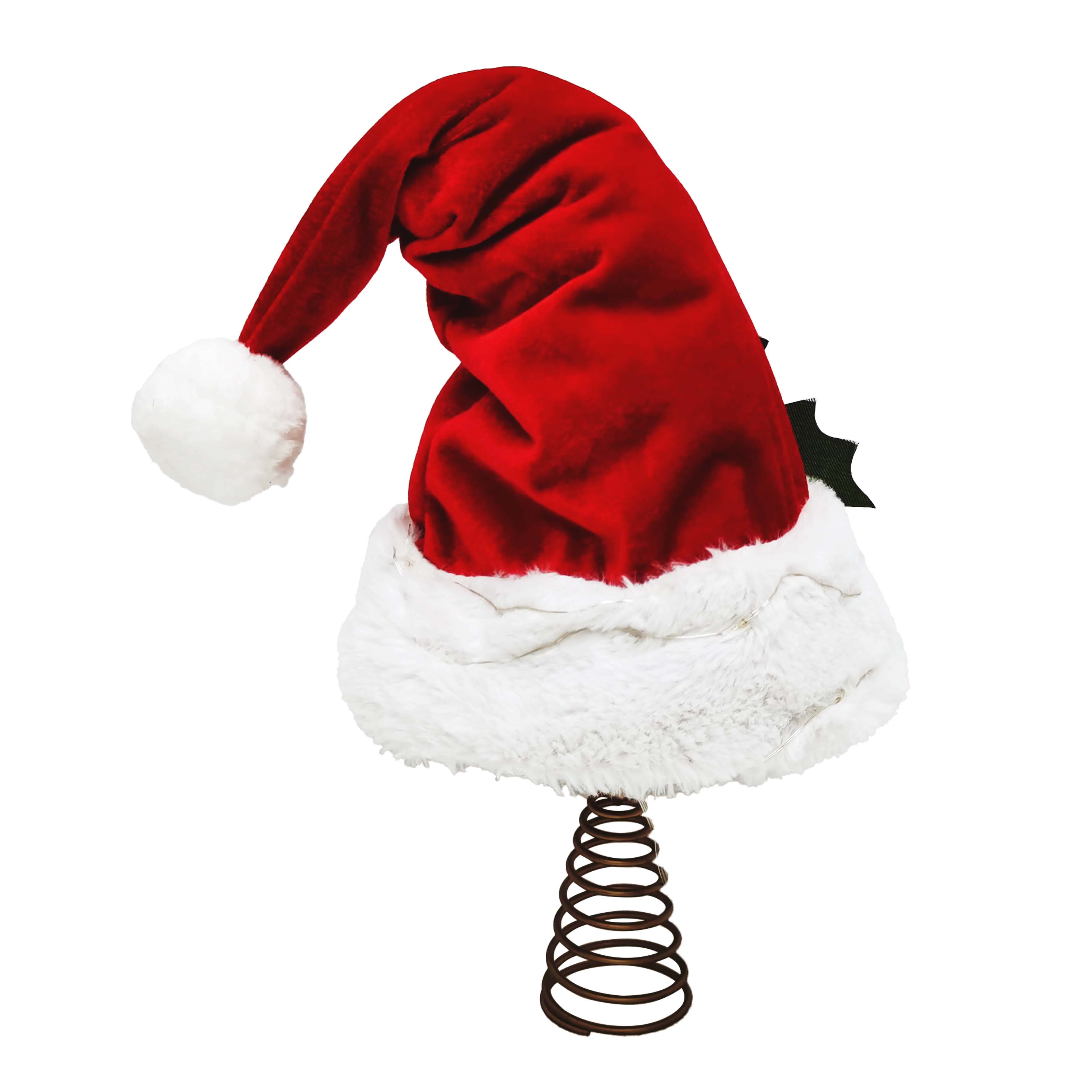 7&#x22; Red Santa Hat LED Tree Topper by Ashland&#xAE;