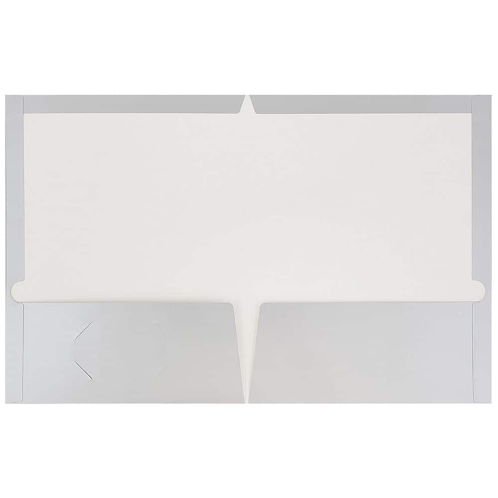 JAM Paper Glossy Laminated Two Pocket Folders, 50ct.