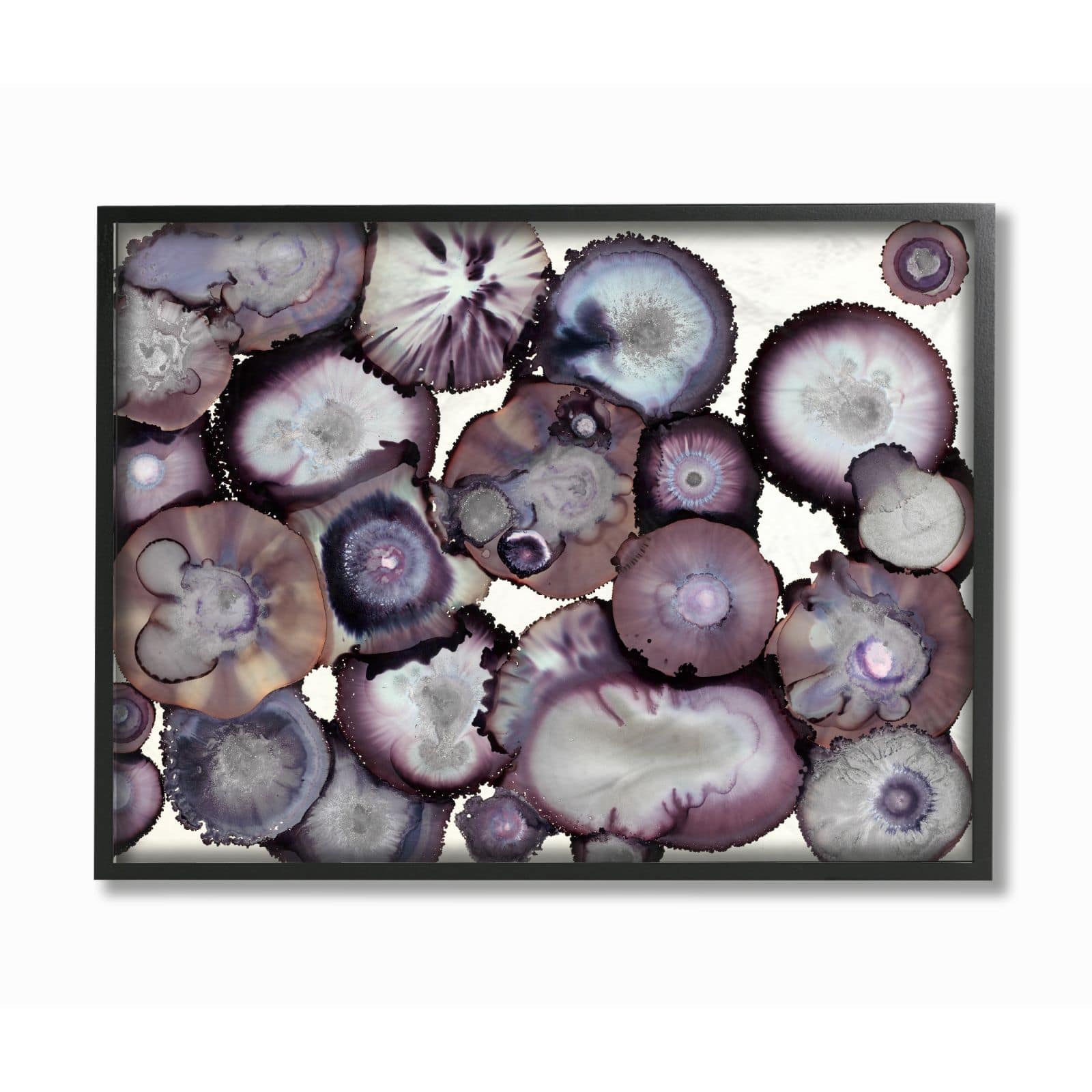 PURPLE ROUND GEODE WALL ART/ TRAY – DM ART BAR