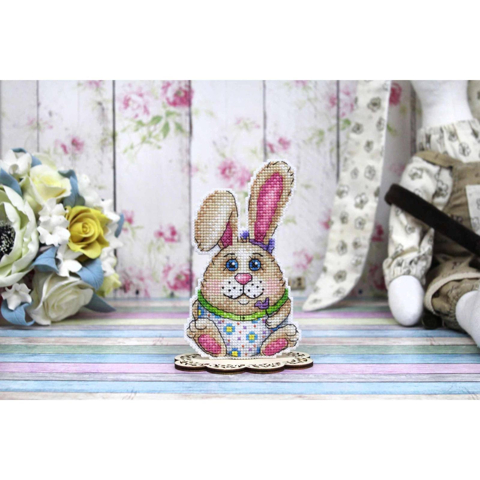MP Studia Easter Rabbit Plastic Canvas Counted Cross Stitch Kit