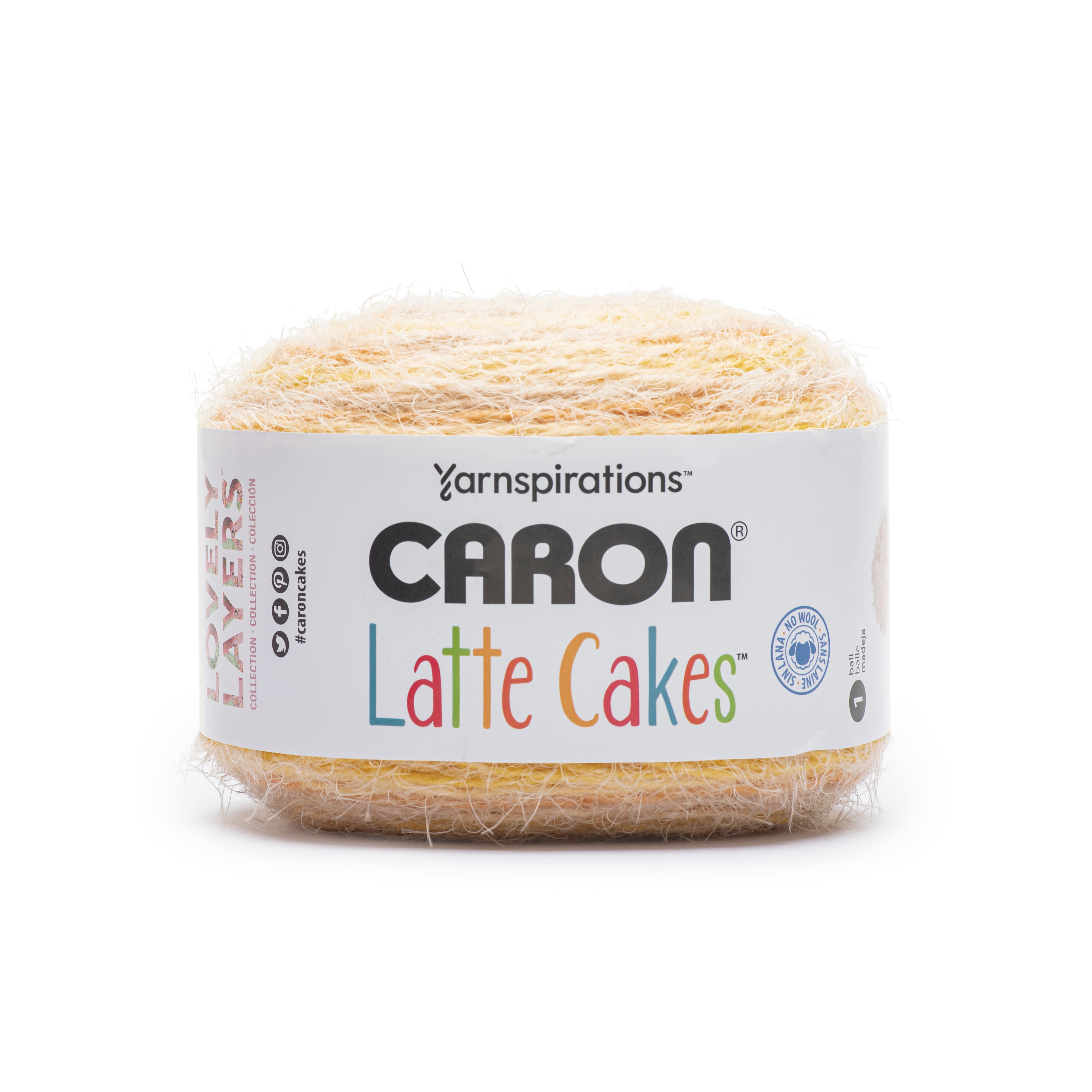 Caron Lovely Layers Latte Cakes Yarn-Strawberry Flambe