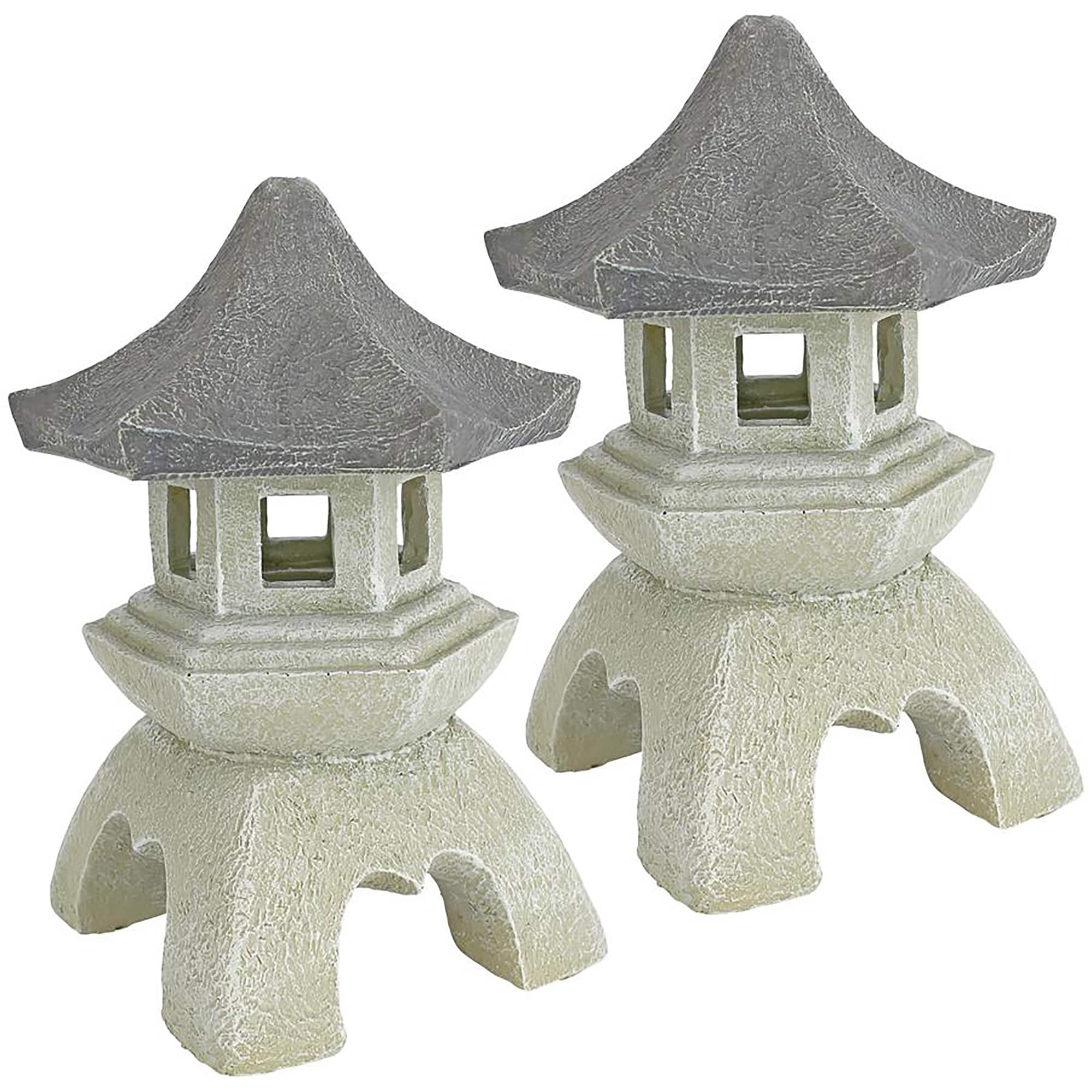 Design Toscano&#xAE; 10.5&#x22; Medium Pagoda Lantern Sculpture, 2ct.