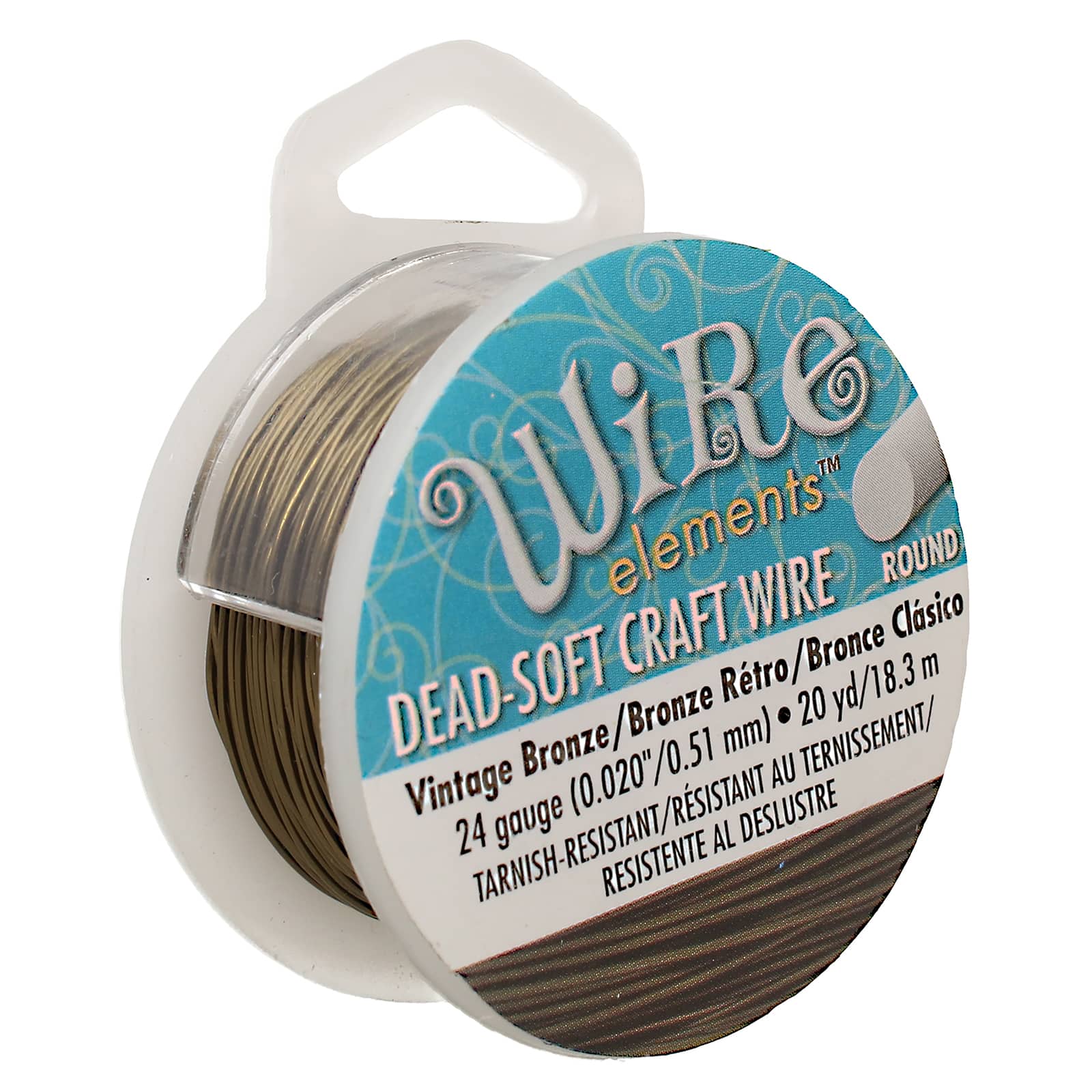 The Beadsmith&#xAE; Wire Elements&#x2122; 24 Gauge Tarnish Resistant Soft Temper Wire, 20yd.